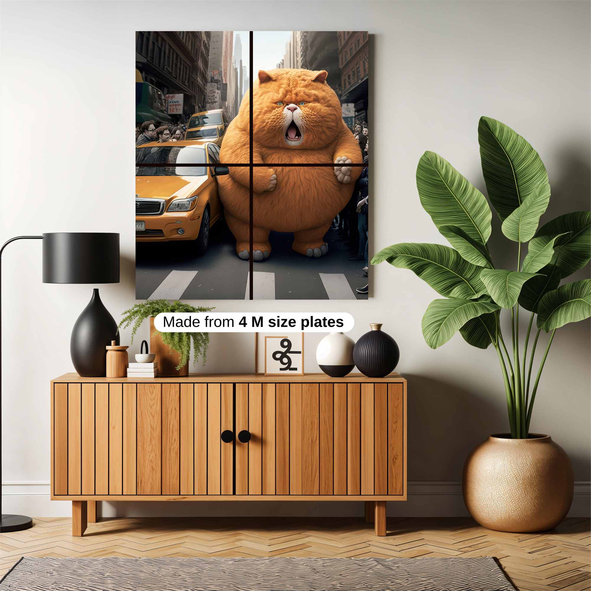Gigantic Grump Safe Wall Magnetic / M