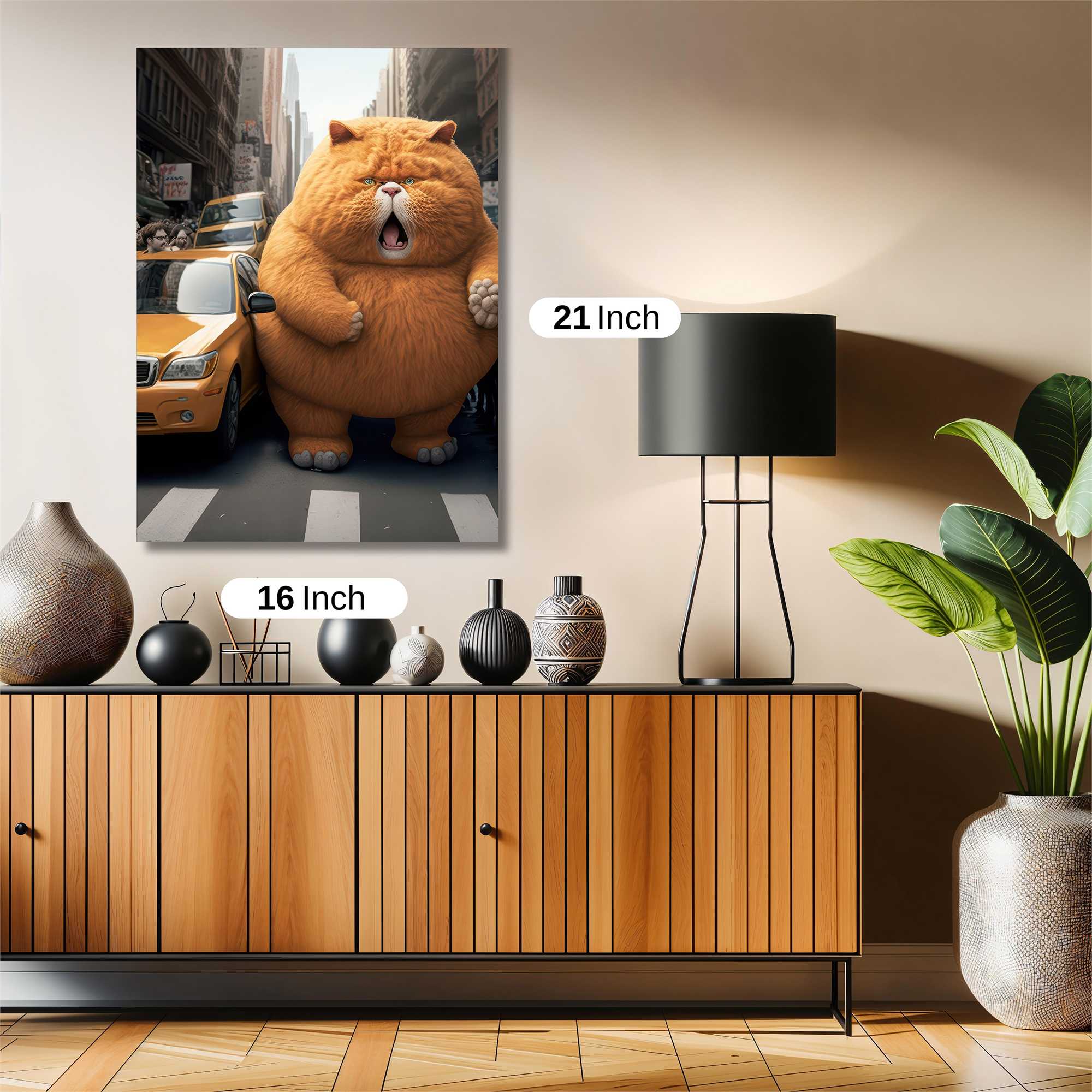 Gigantic Grump Safe Wall Magnetic / M
