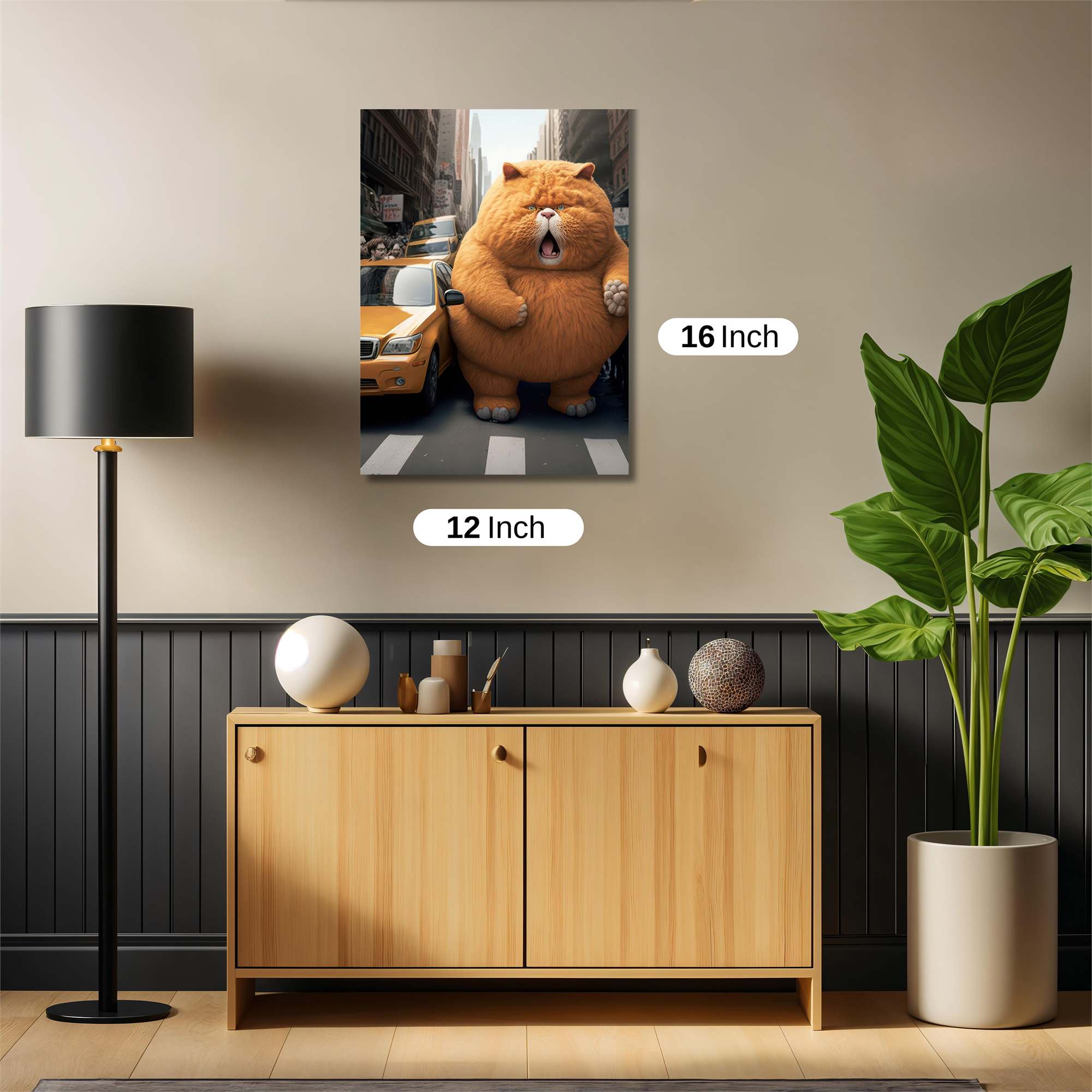 Gigantic Grump Safe Wall Magnetic / M