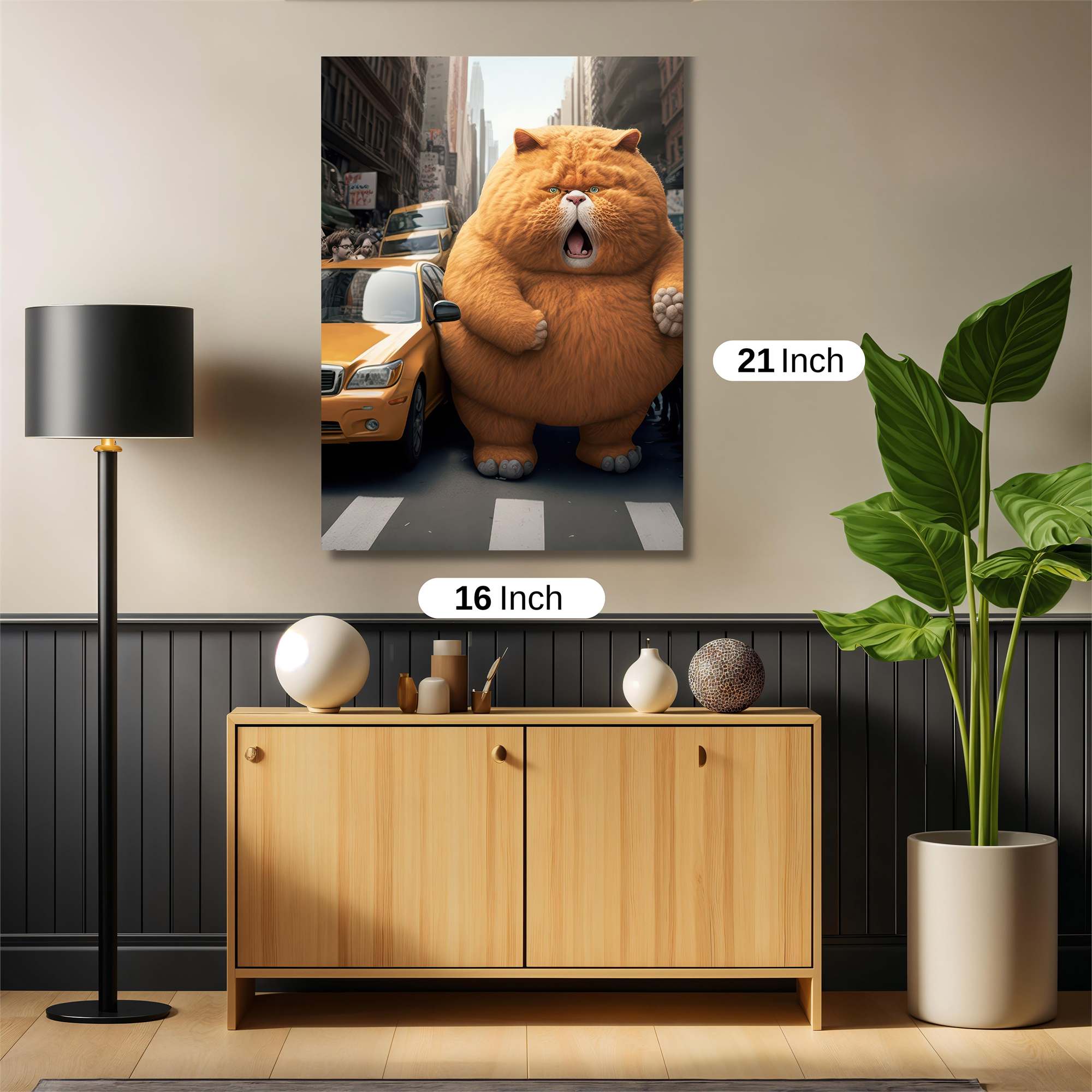 Gigantic Grump Safe Wall Magnetic / M