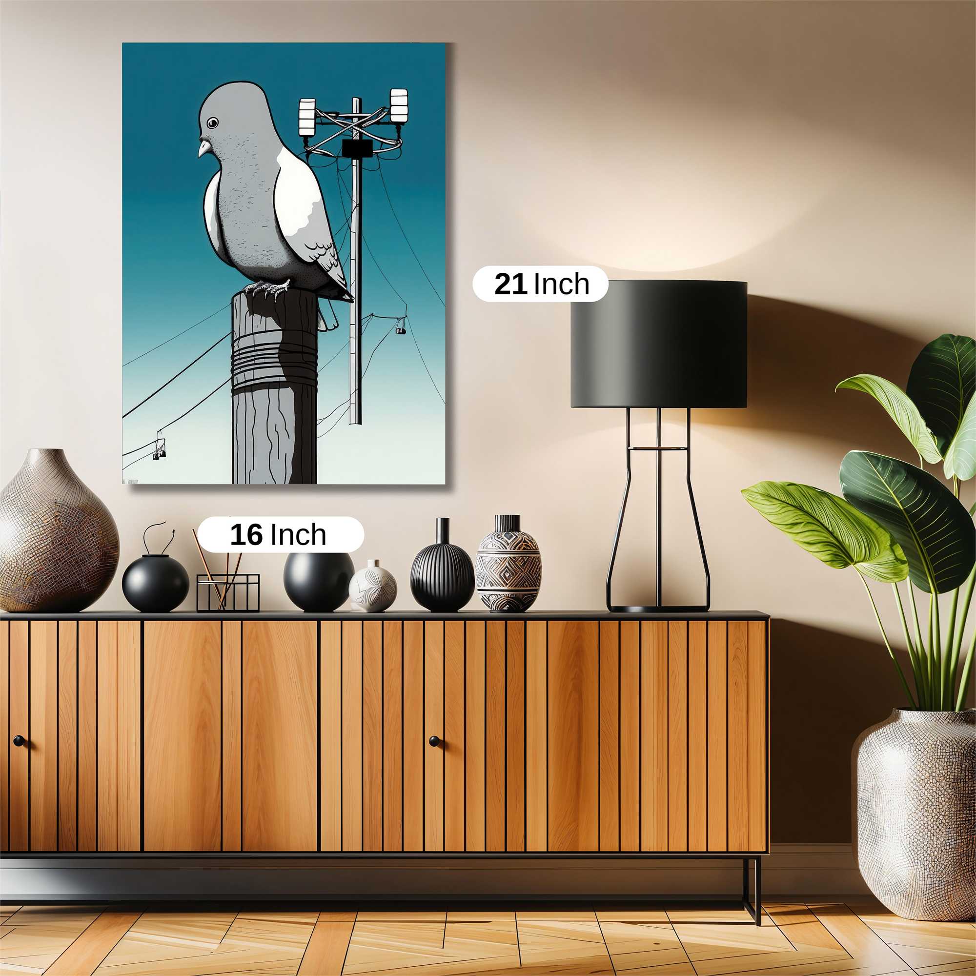 Pigeon Perch Safe Wall Magnetic / M