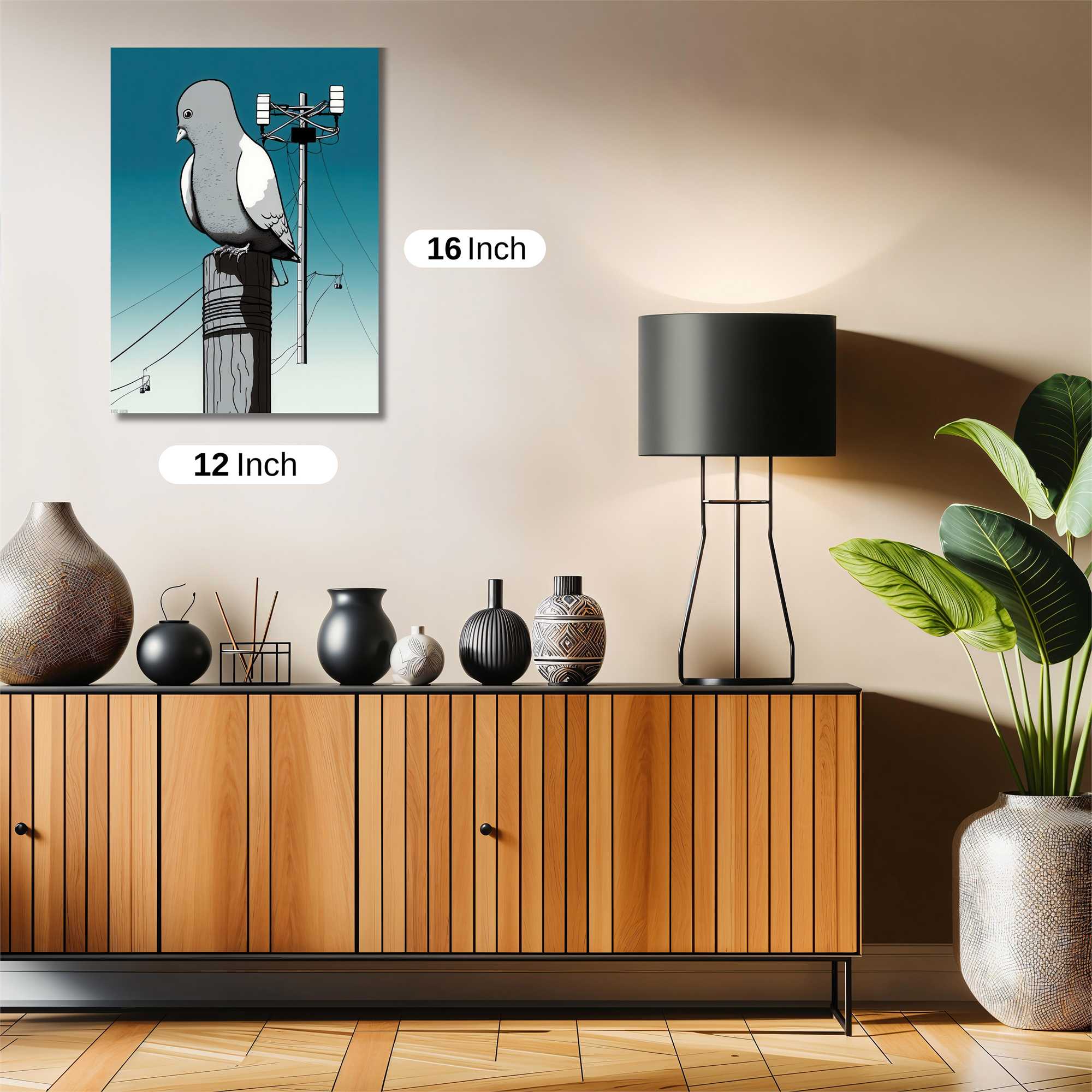 Pigeon Perch Safe Wall Magnetic / M