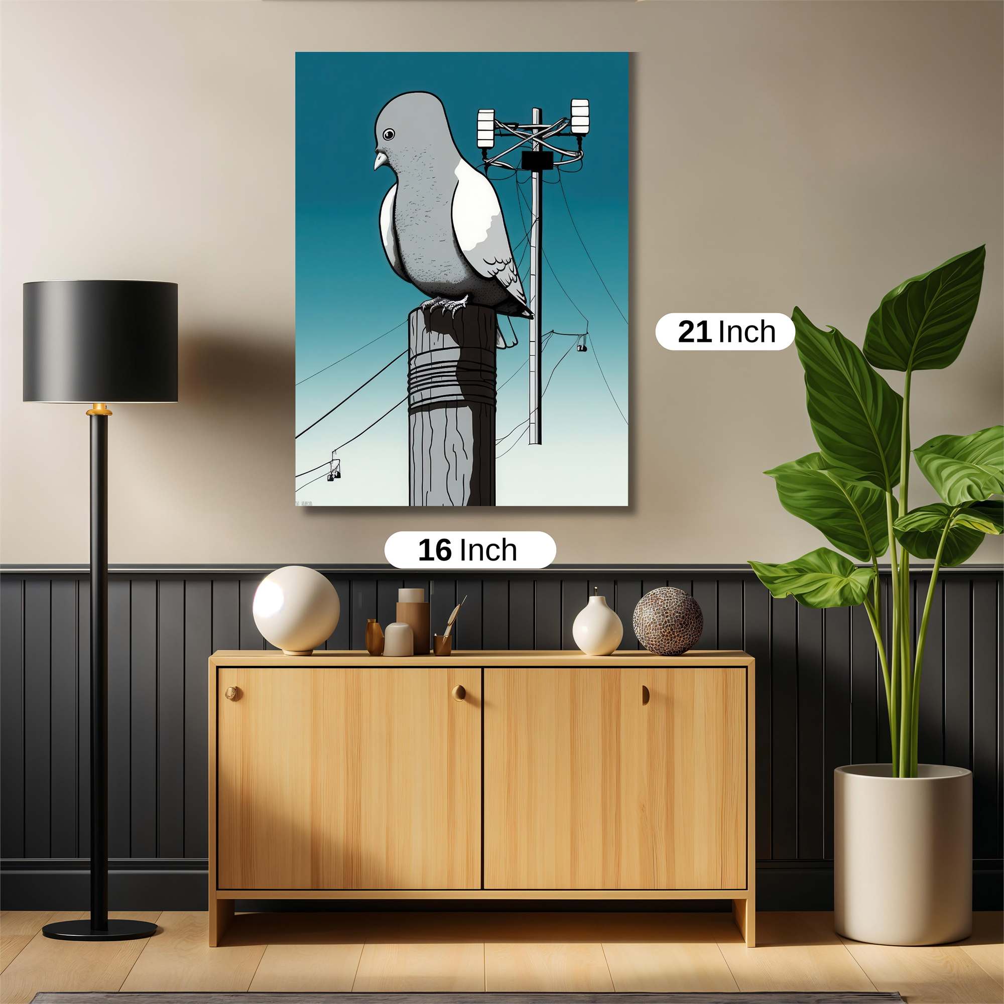 Pigeon Perch Safe Wall Magnetic / M