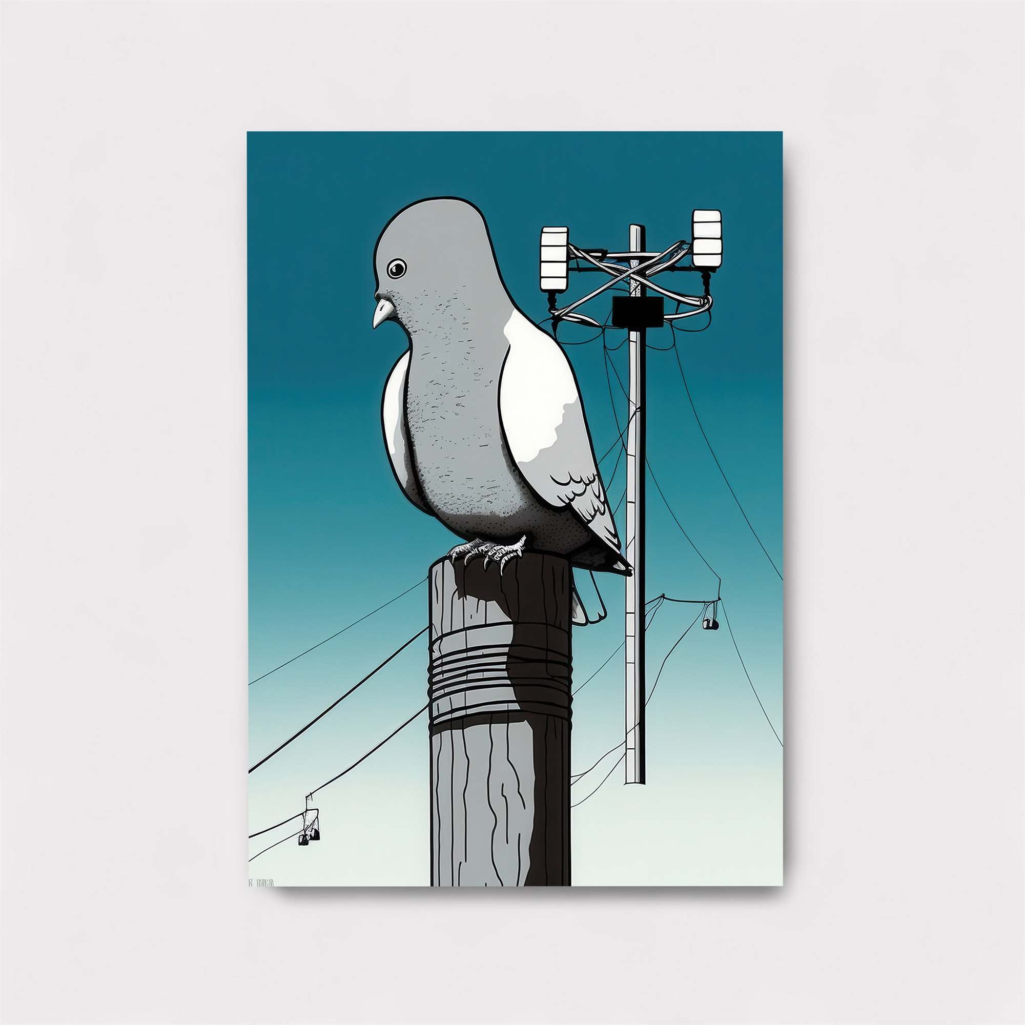Pigeon Perch Safe Wall Magnetic / M