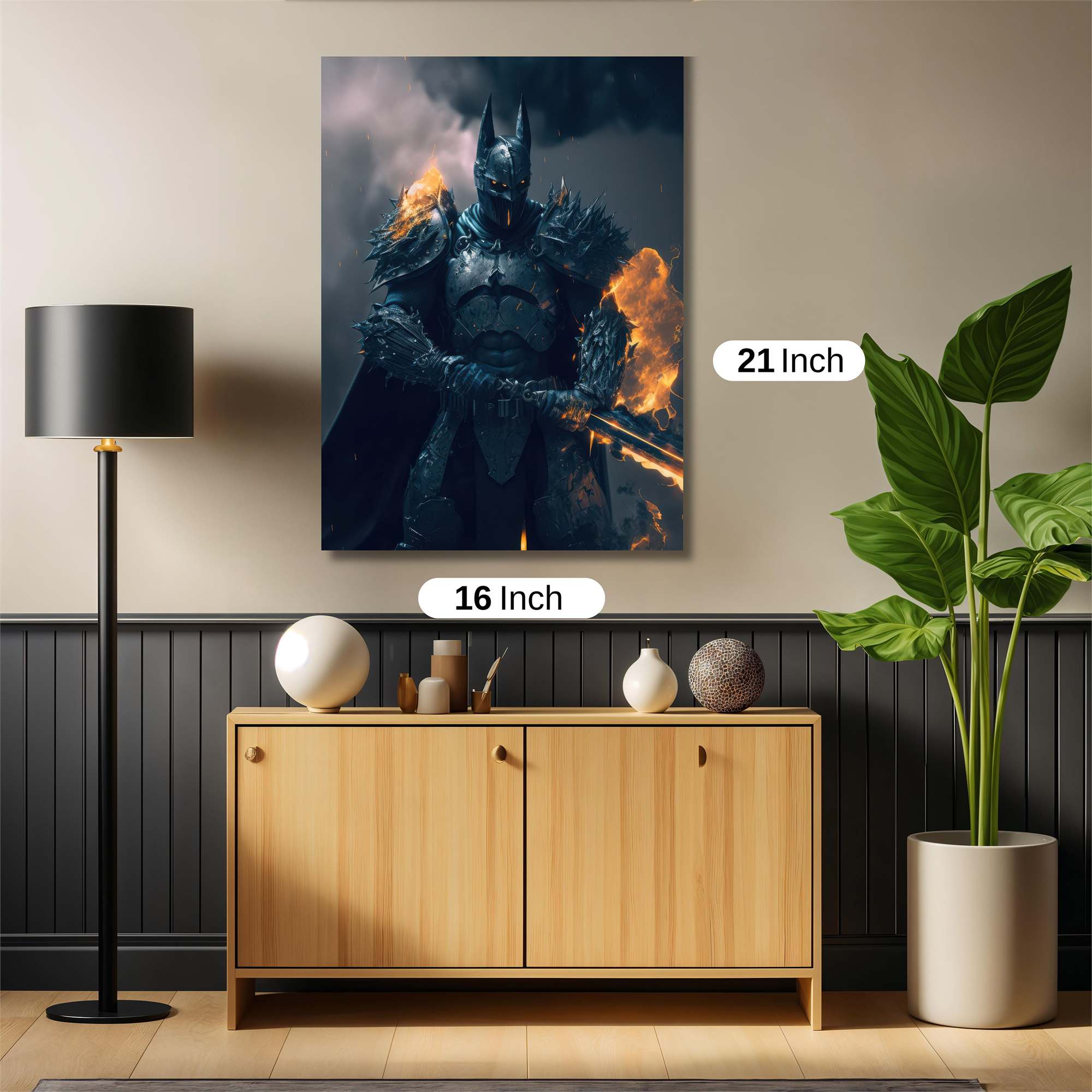 Batman Inferno Safe Wall Magnetic / M