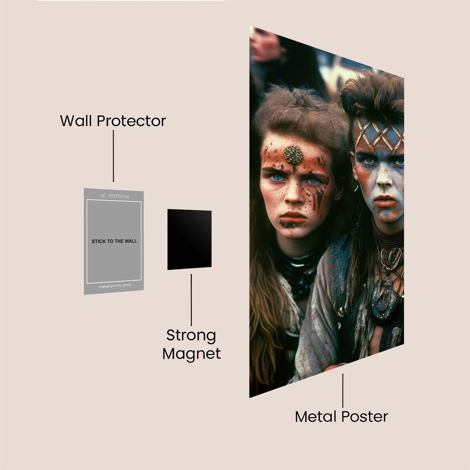 Warrior Spirits Safe Wall Magnetic / M