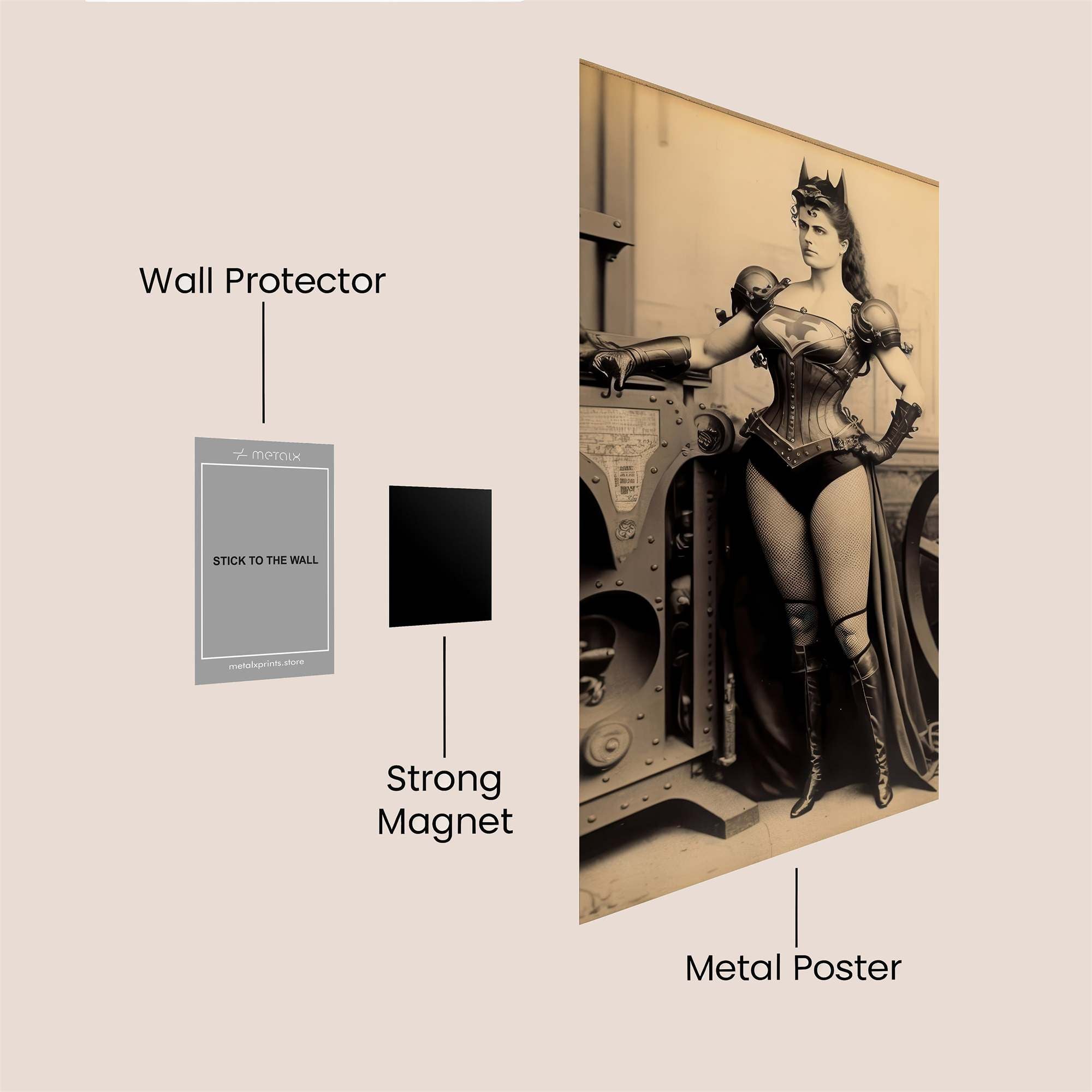 Empress Eccentric Safe Wall Magnetic / M