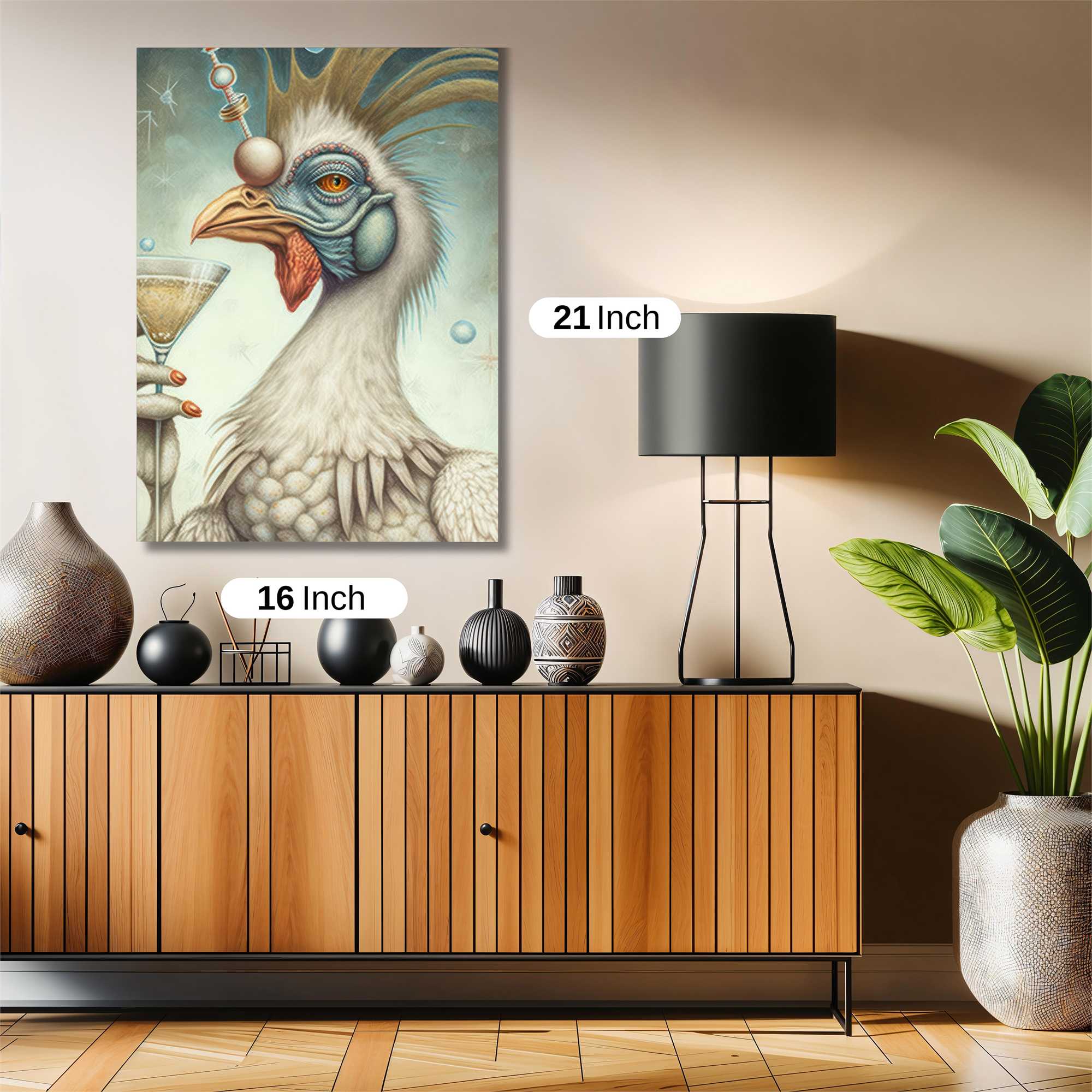 Rooster Revelry Safe Wall Magnetic / M