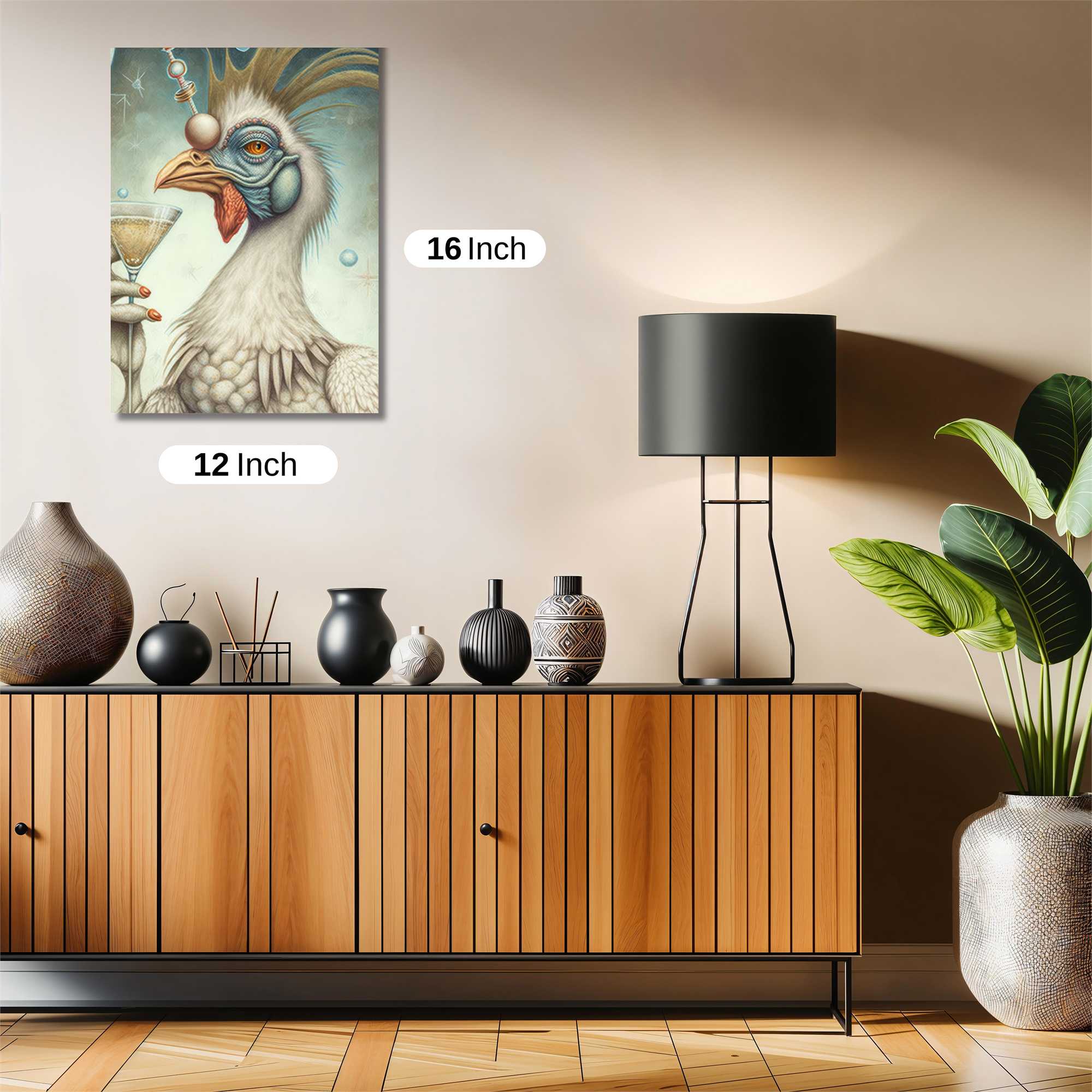 Rooster Revelry Safe Wall Magnetic / M