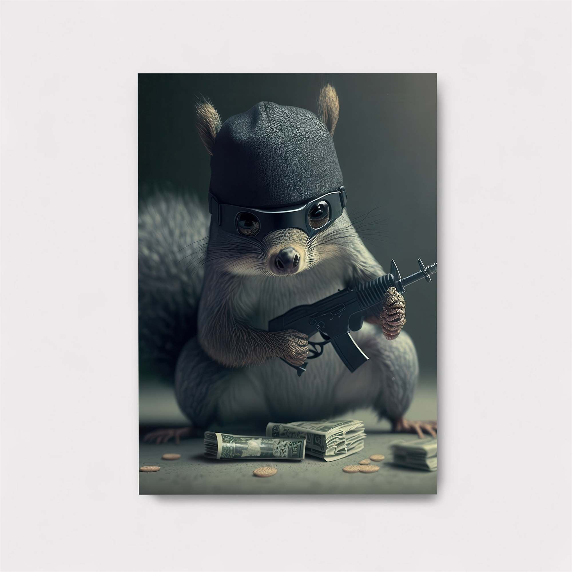 Squirrel Heist Safe Wall Magnetic / M