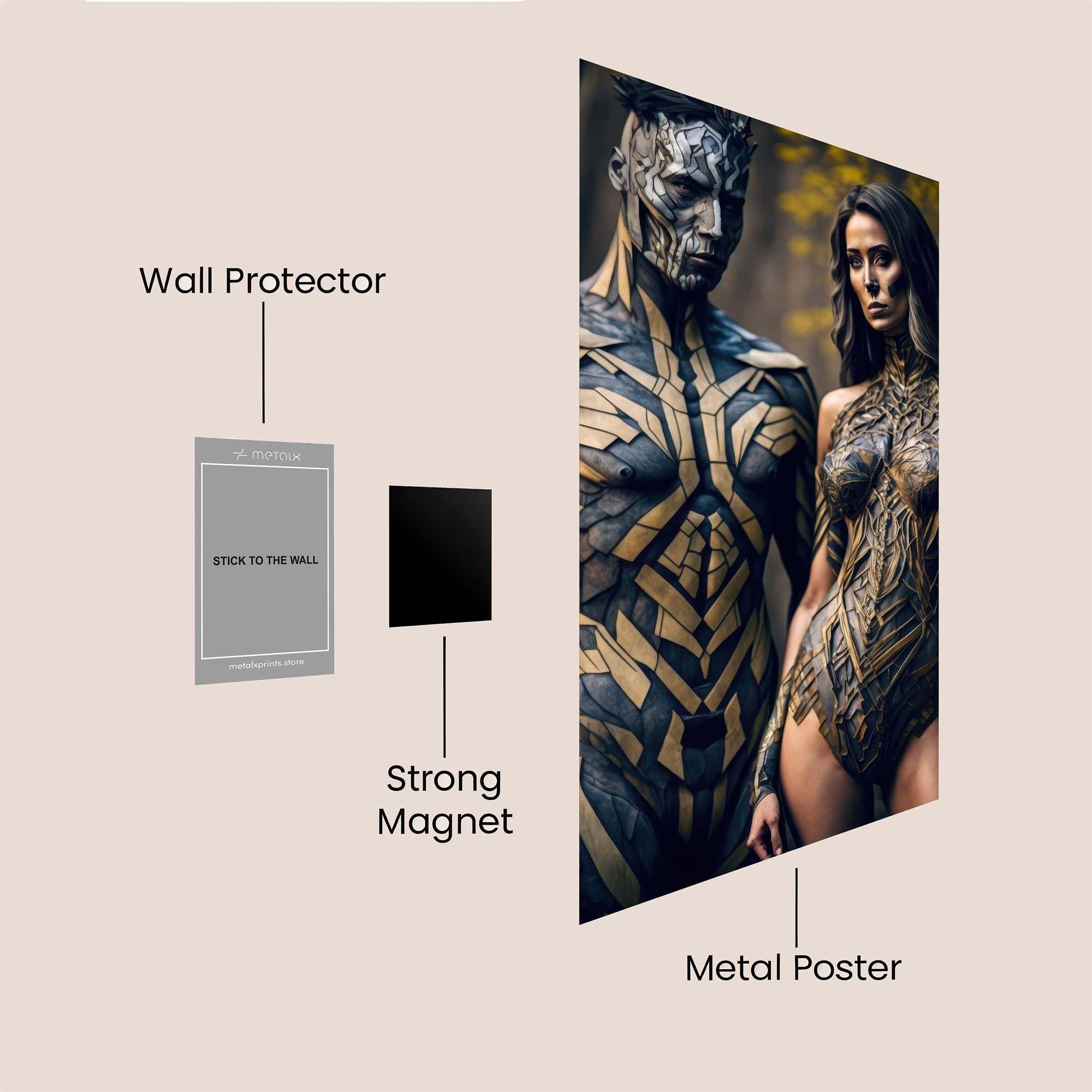 Alien Elegance Safe Wall Magnetic / M