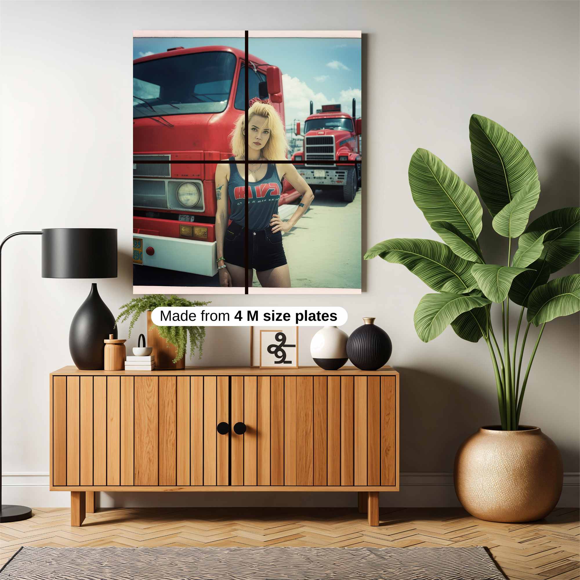 Truck Rebel Safe Wall Magnetic / M