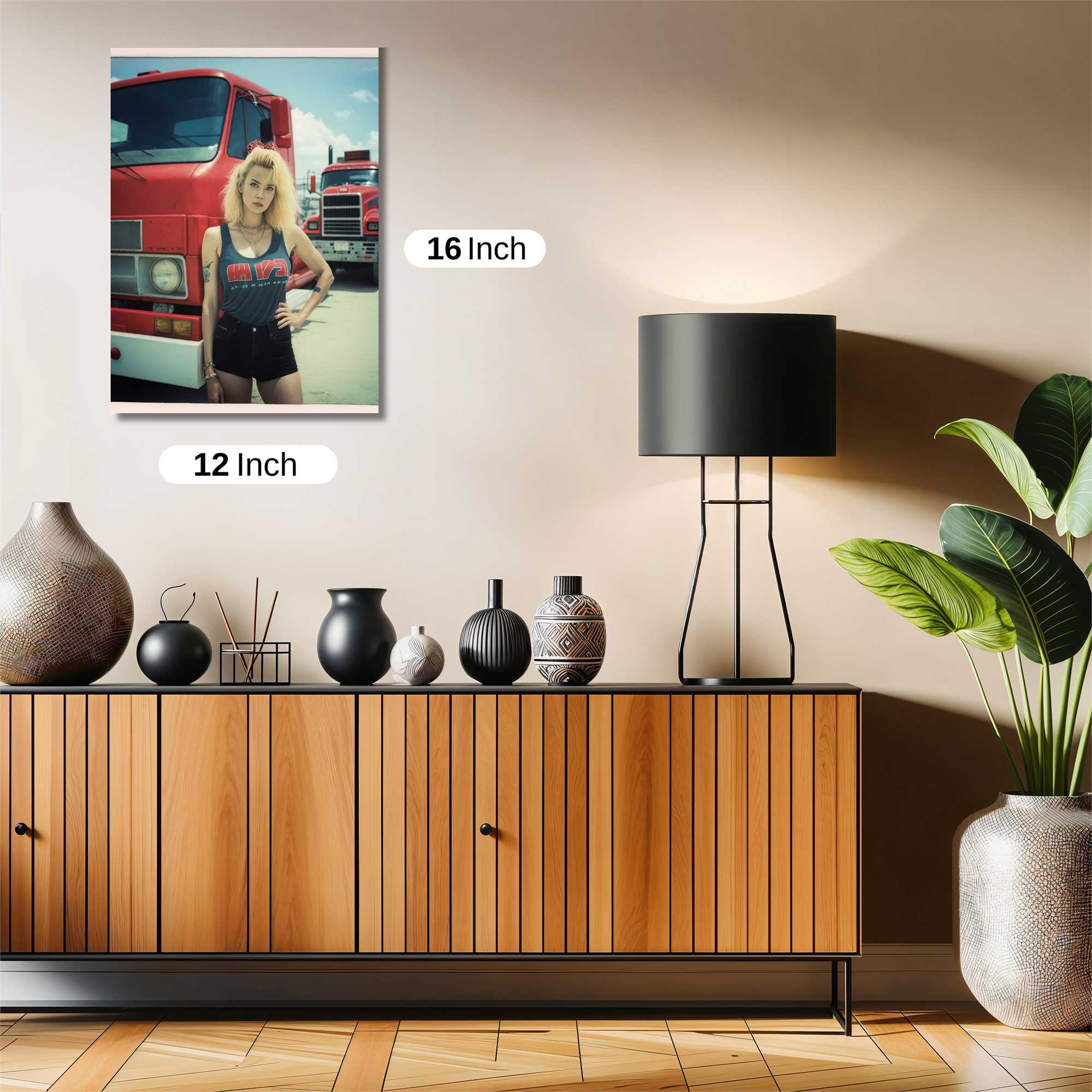 Truck Rebel Safe Wall Magnetic / M