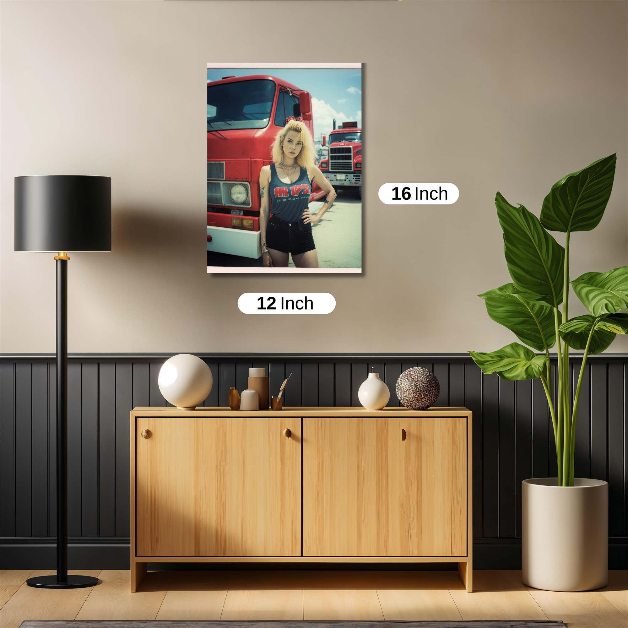 Truck Rebel Safe Wall Magnetic / M