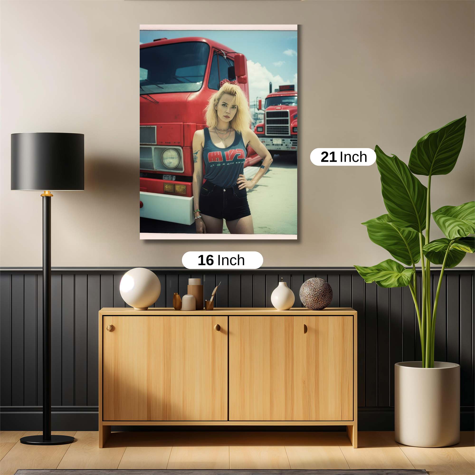 Truck Rebel Safe Wall Magnetic / M