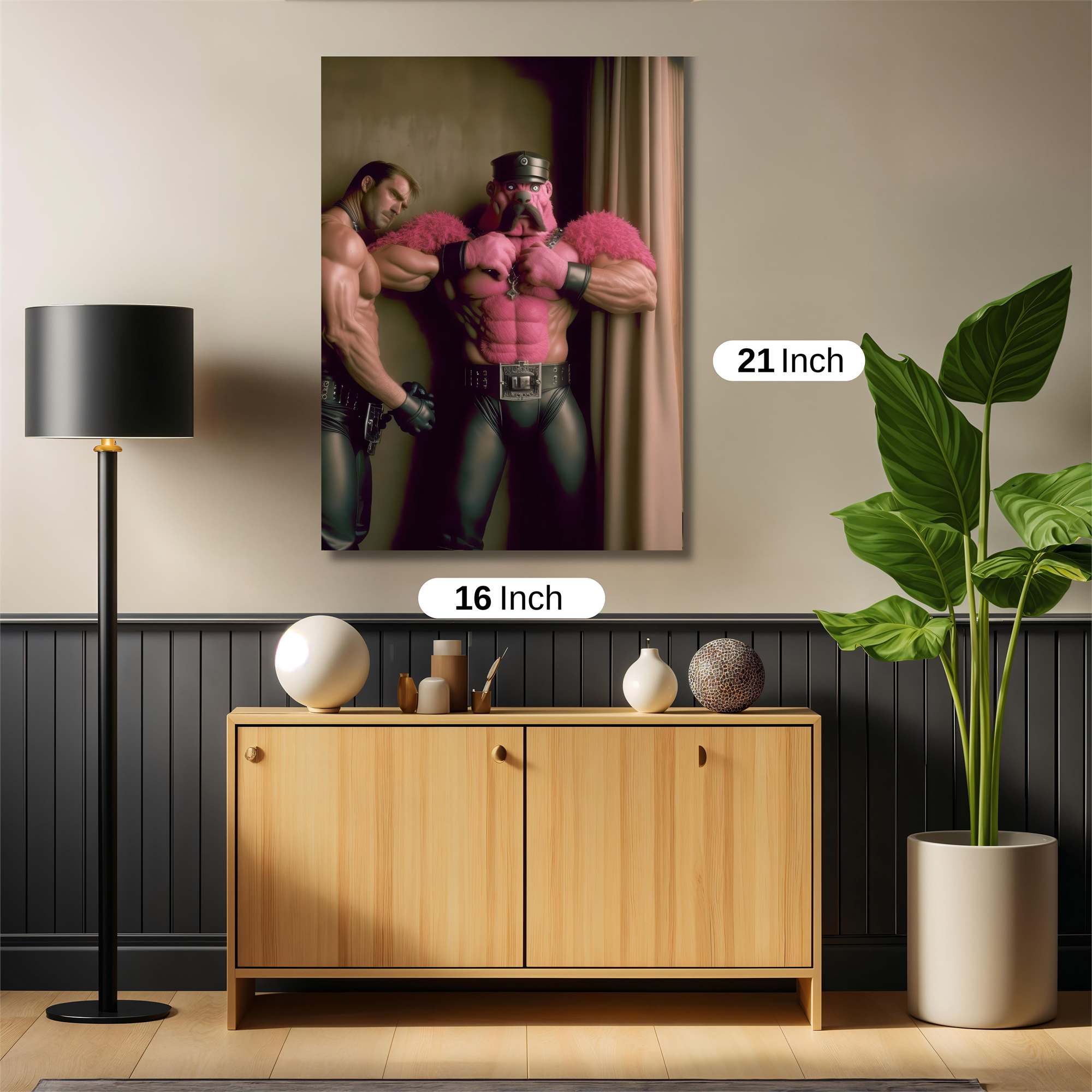 Pink Dominance Safe Wall Magnetic / M