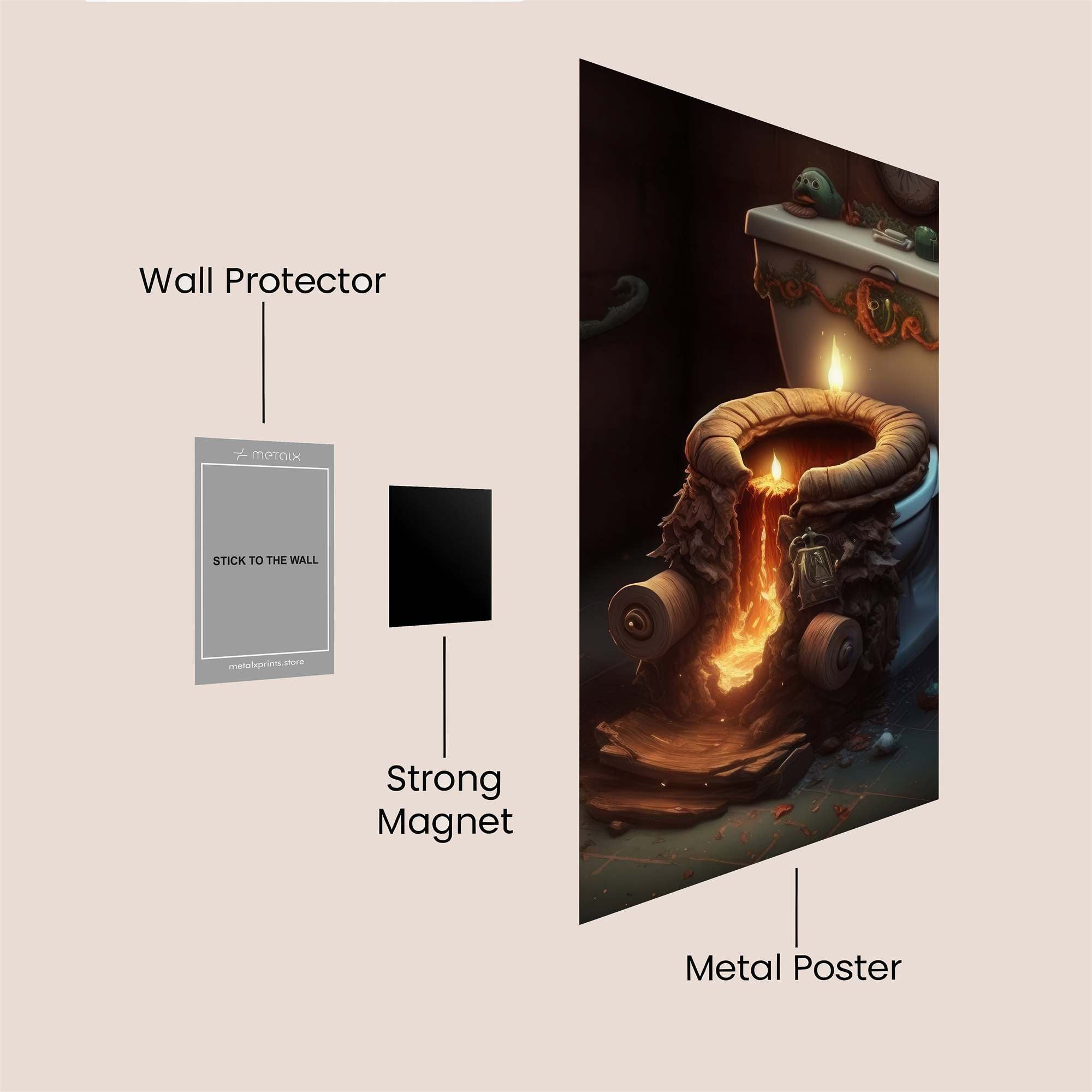 Lava Lavatory Safe Wall Magnetic / M