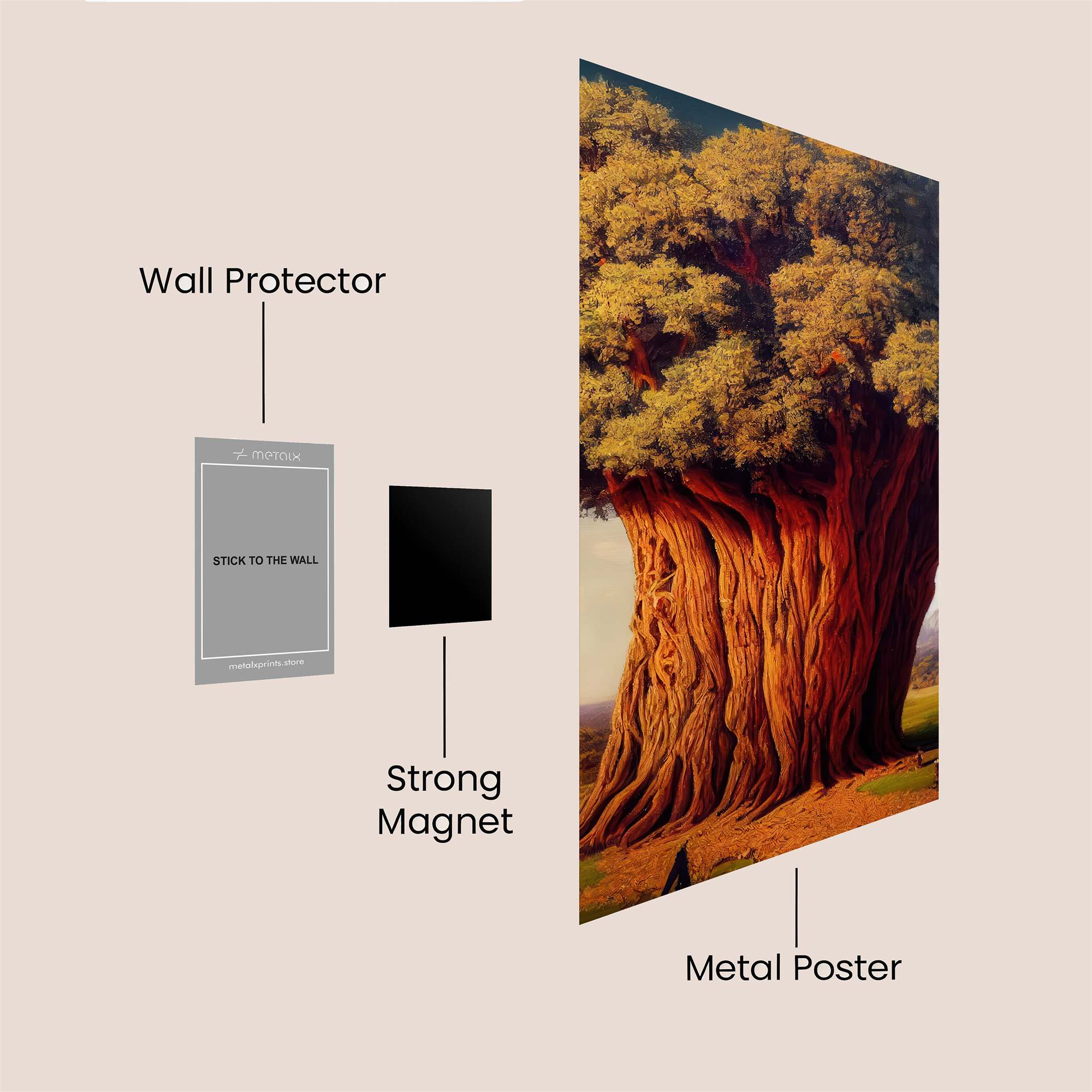 Majestic Serenity Safe Wall Magnetic / M