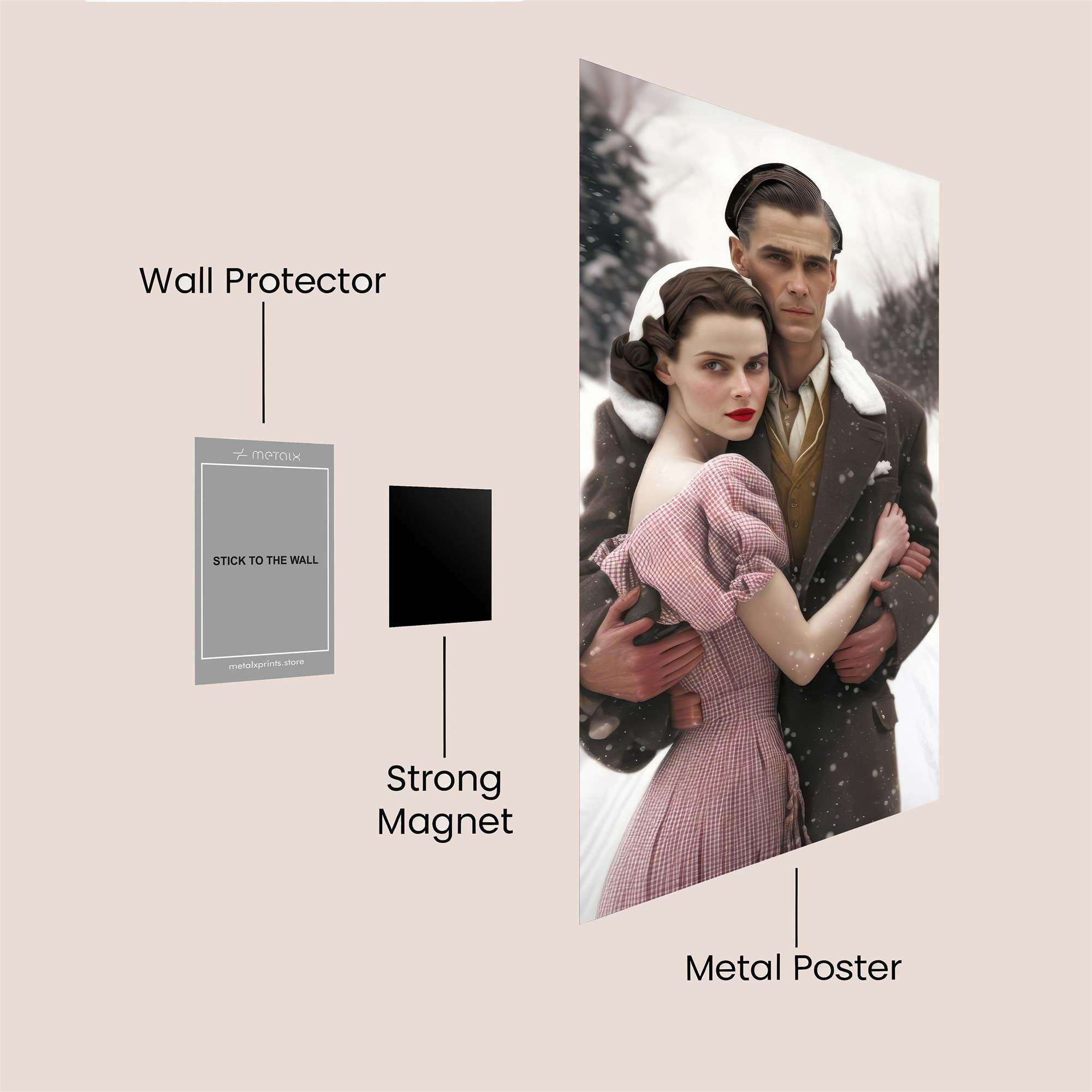 Love Blizzard Safe Wall Magnetic / M
