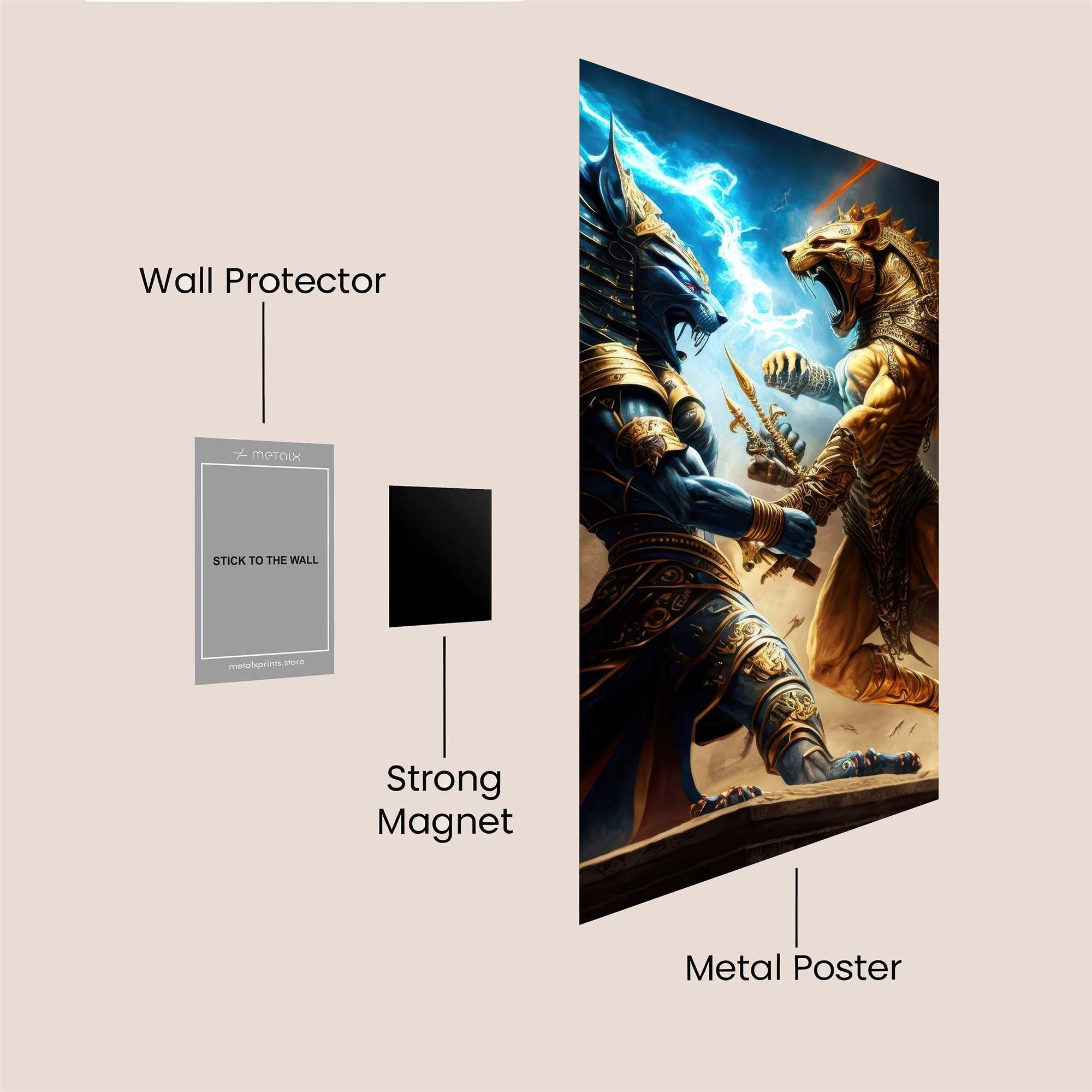 Anubis Clash Safe Wall Magnetic / M