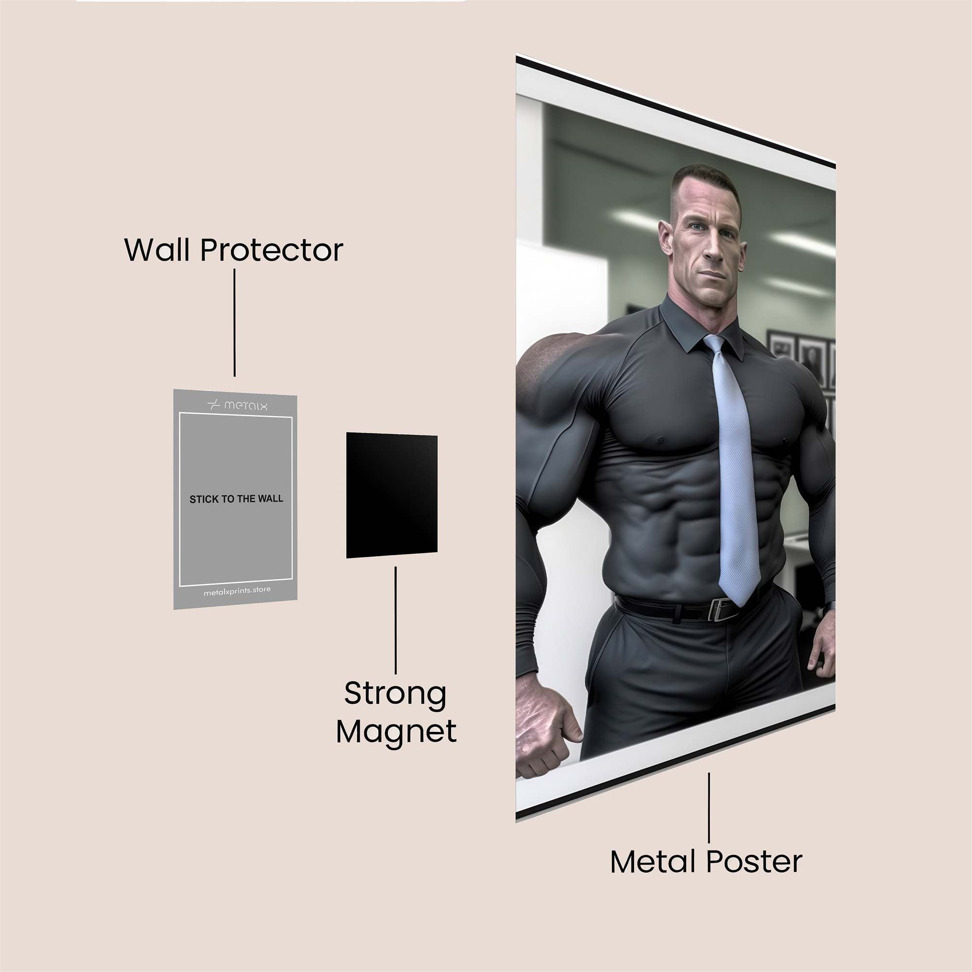 JohnCena Intense Safe Wall Magnetic / M