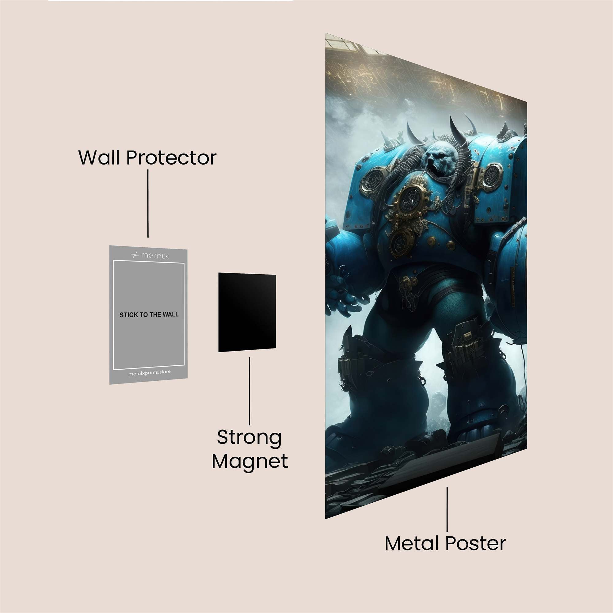 Chaos Dreadnought Safe Wall Magnetic / M