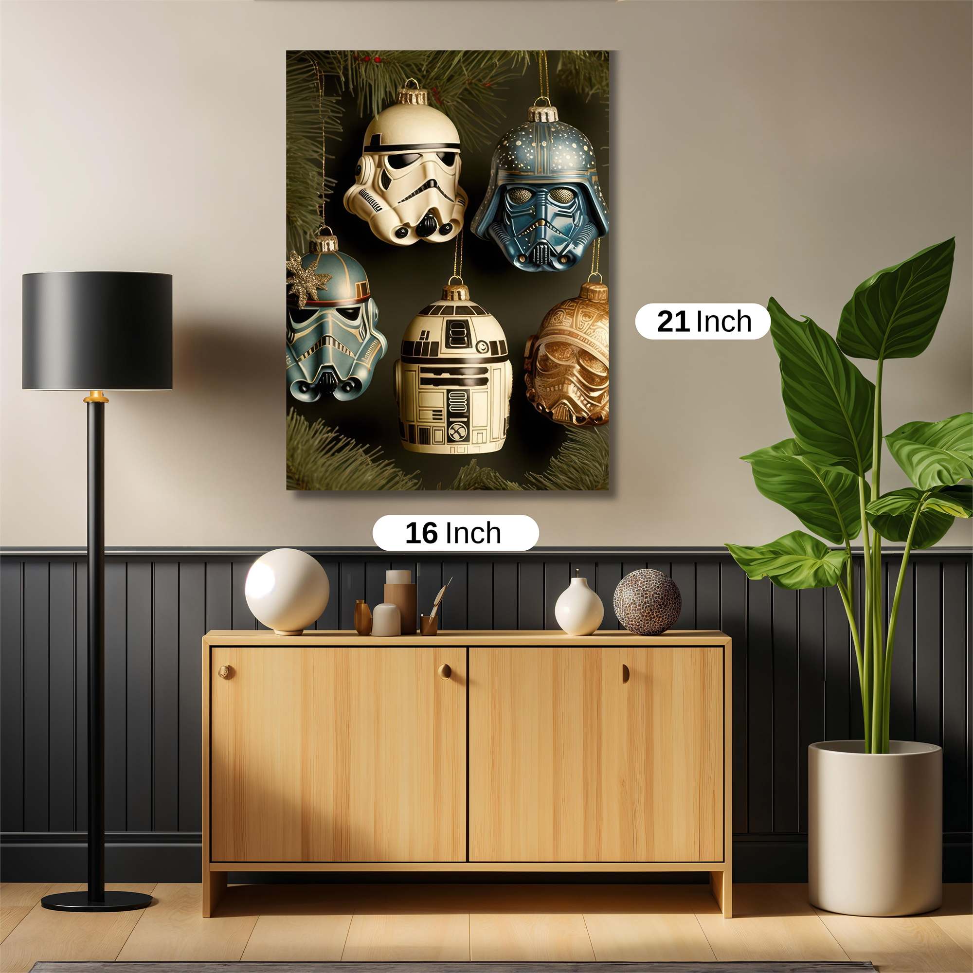 Star Wars Festive Safe Wall Magnetic / M