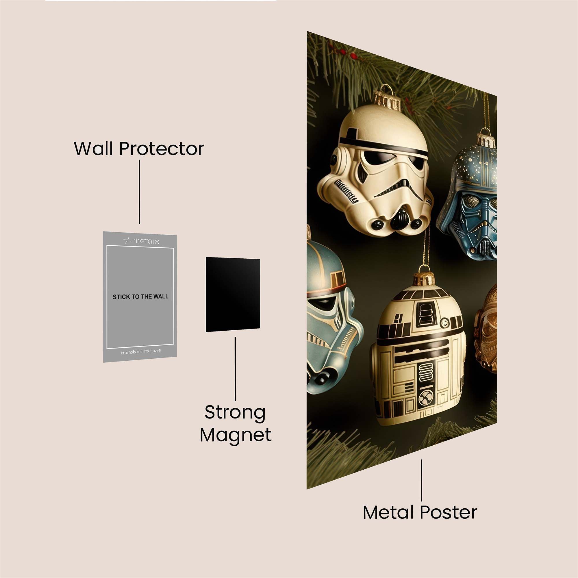 Star Wars Festive Safe Wall Magnetic / M