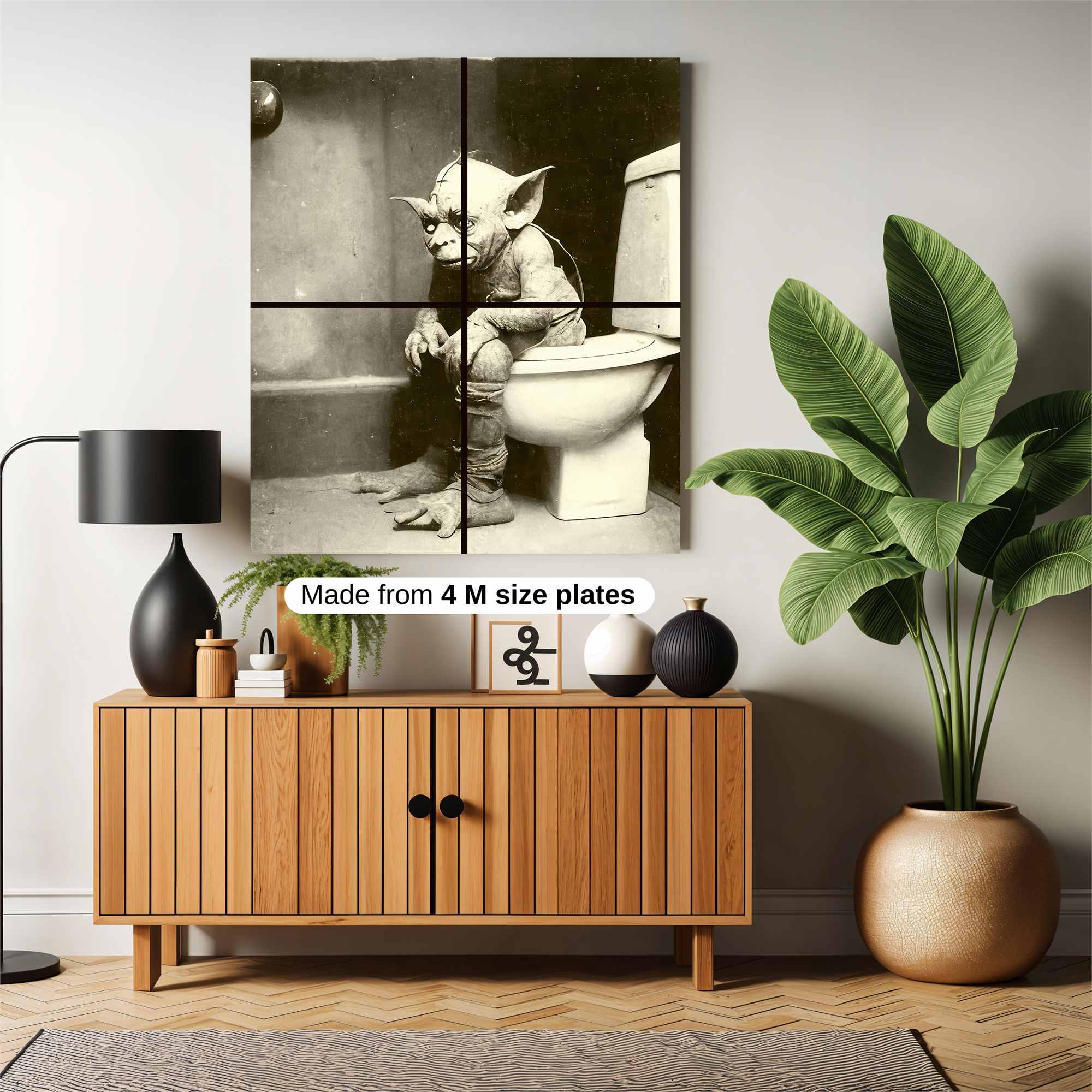 Yoda Pensive Safe Wall Magnetic / M