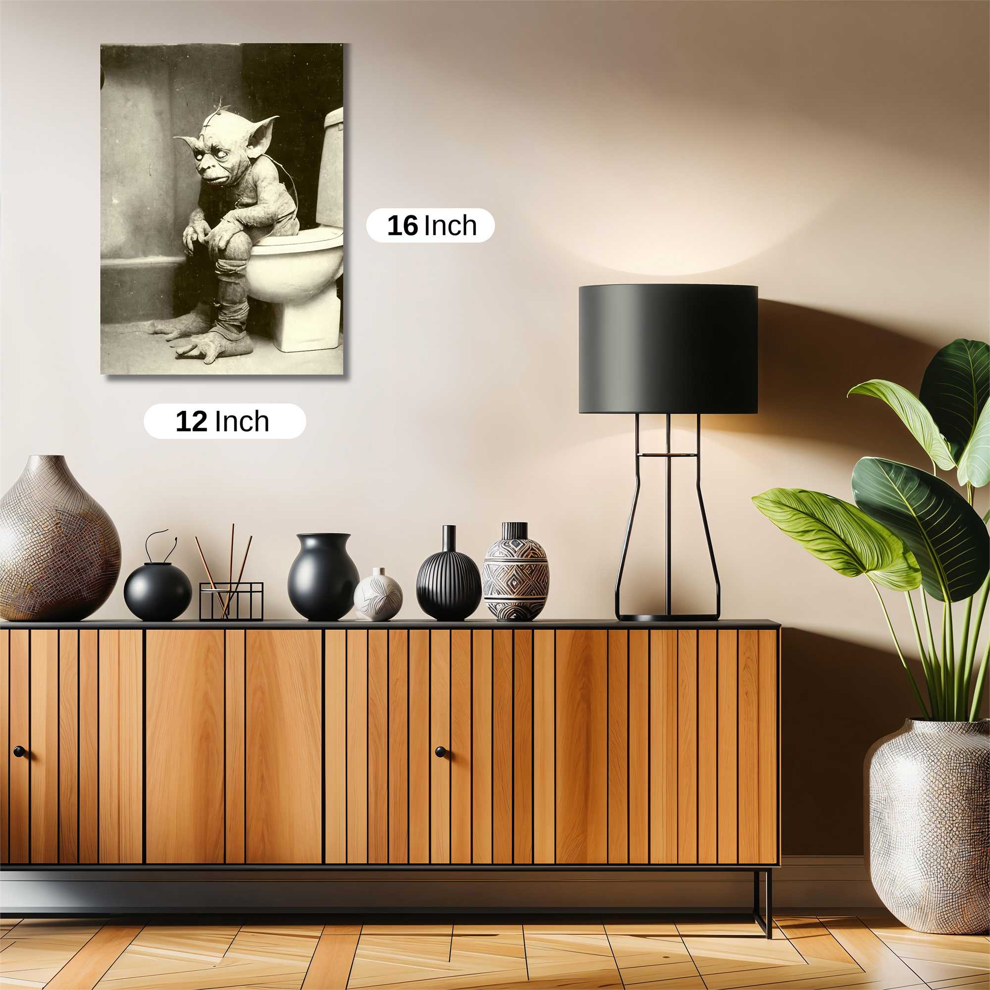 Yoda Pensive Safe Wall Magnetic / M