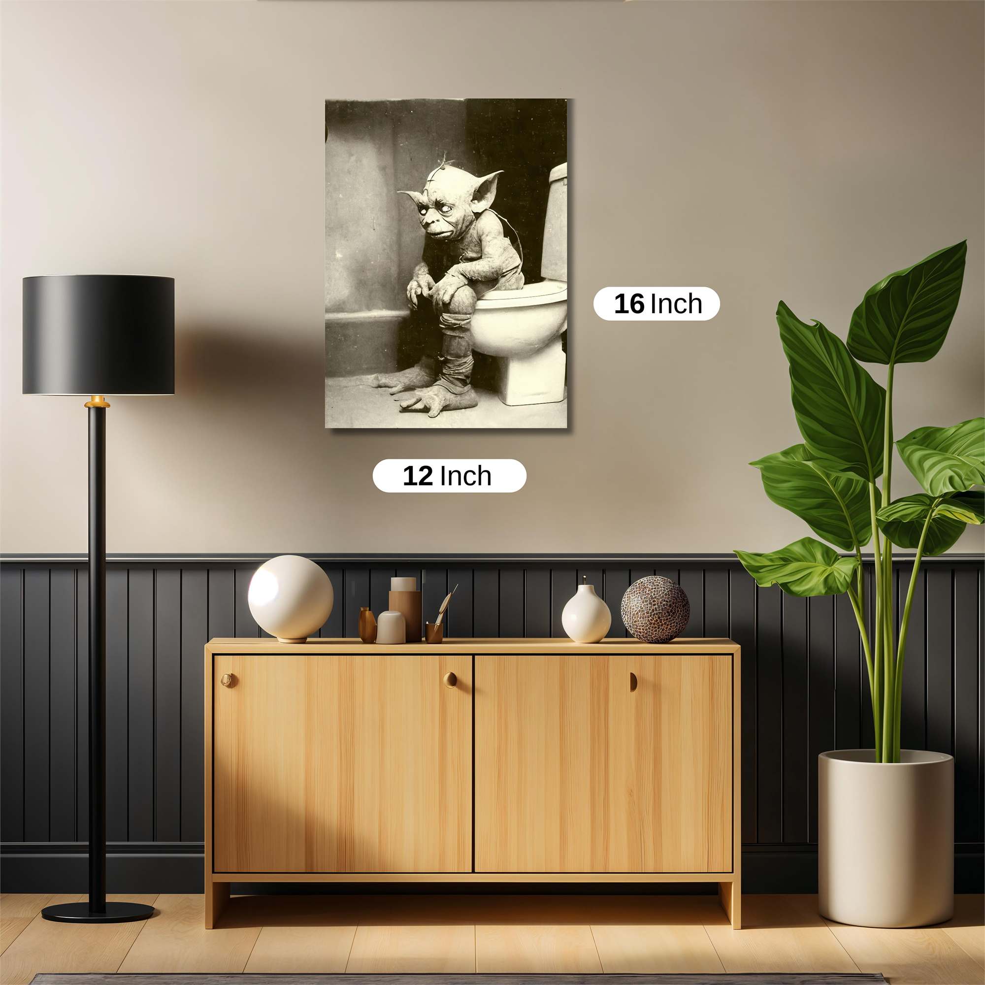 Yoda Pensive Safe Wall Magnetic / M