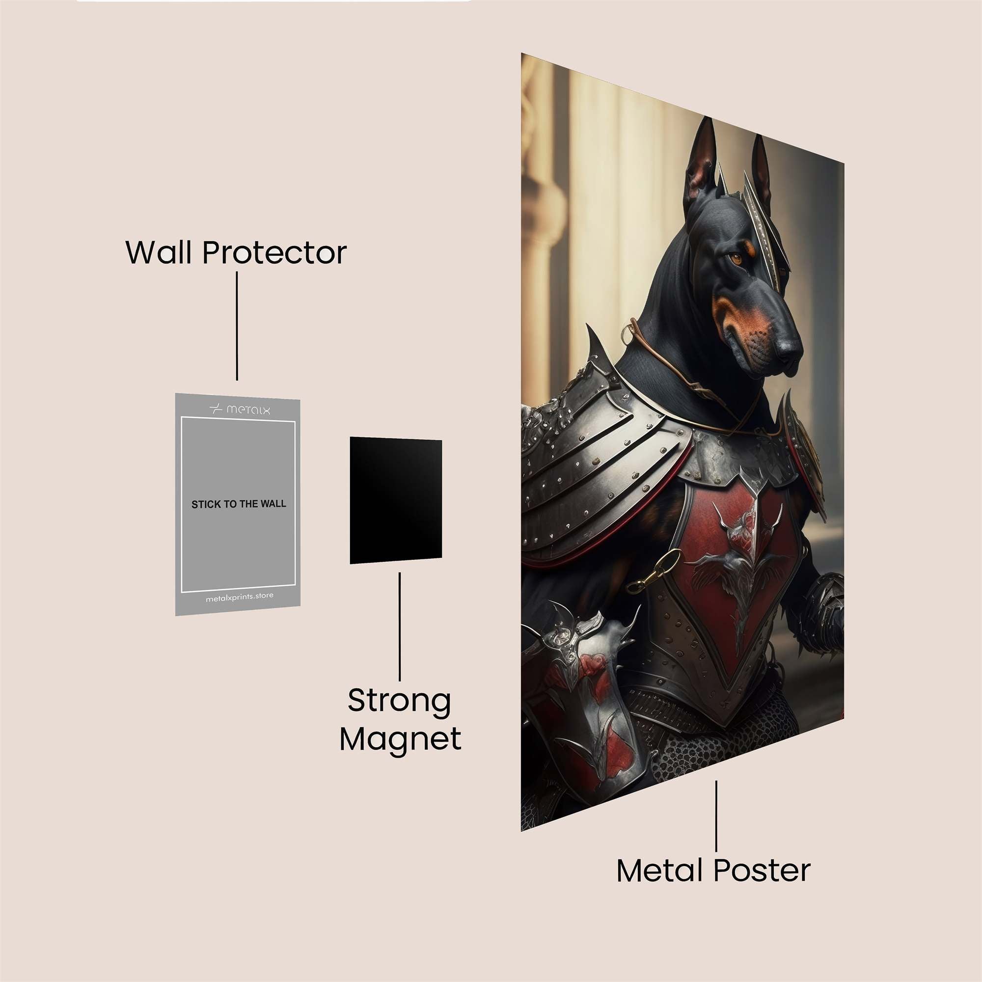 Doom Knight Safe Wall Magnetic / M