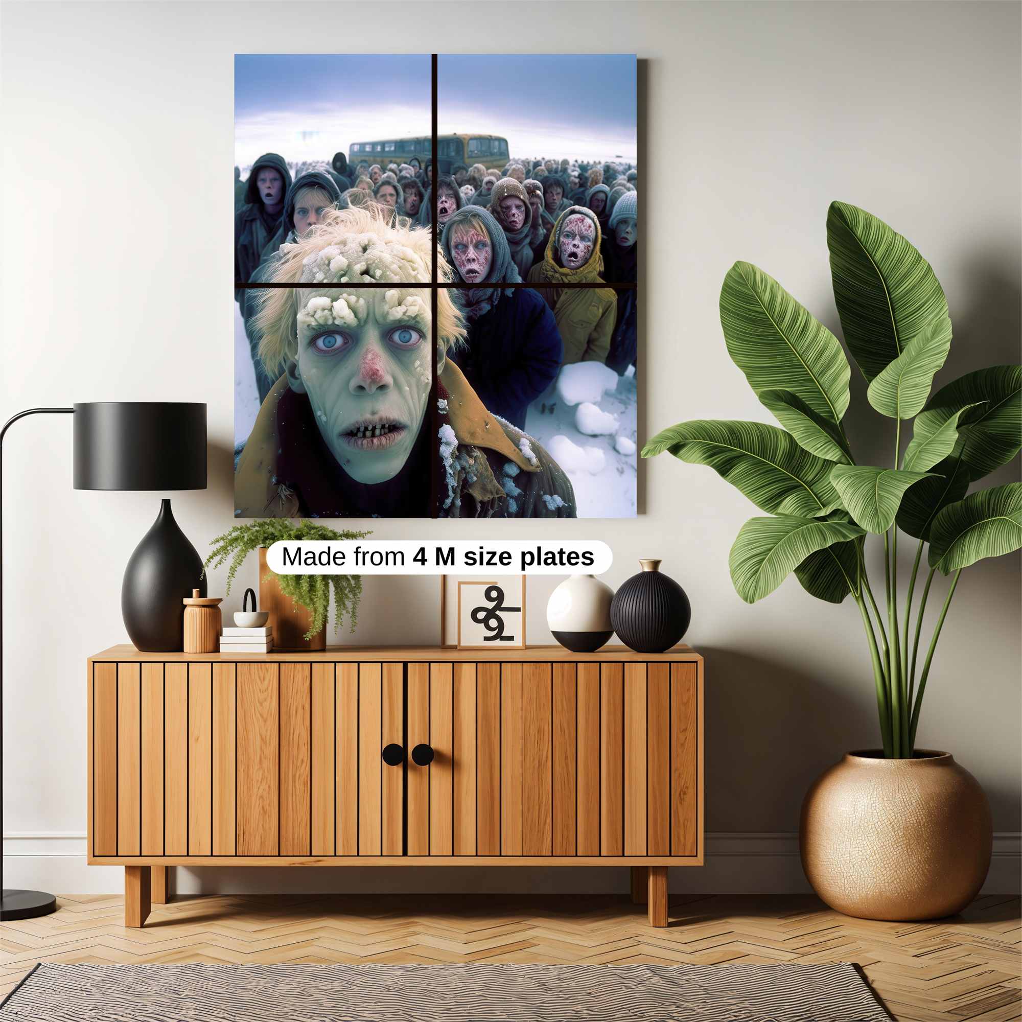 Zombie Desperation Safe Wall Magnetic / M