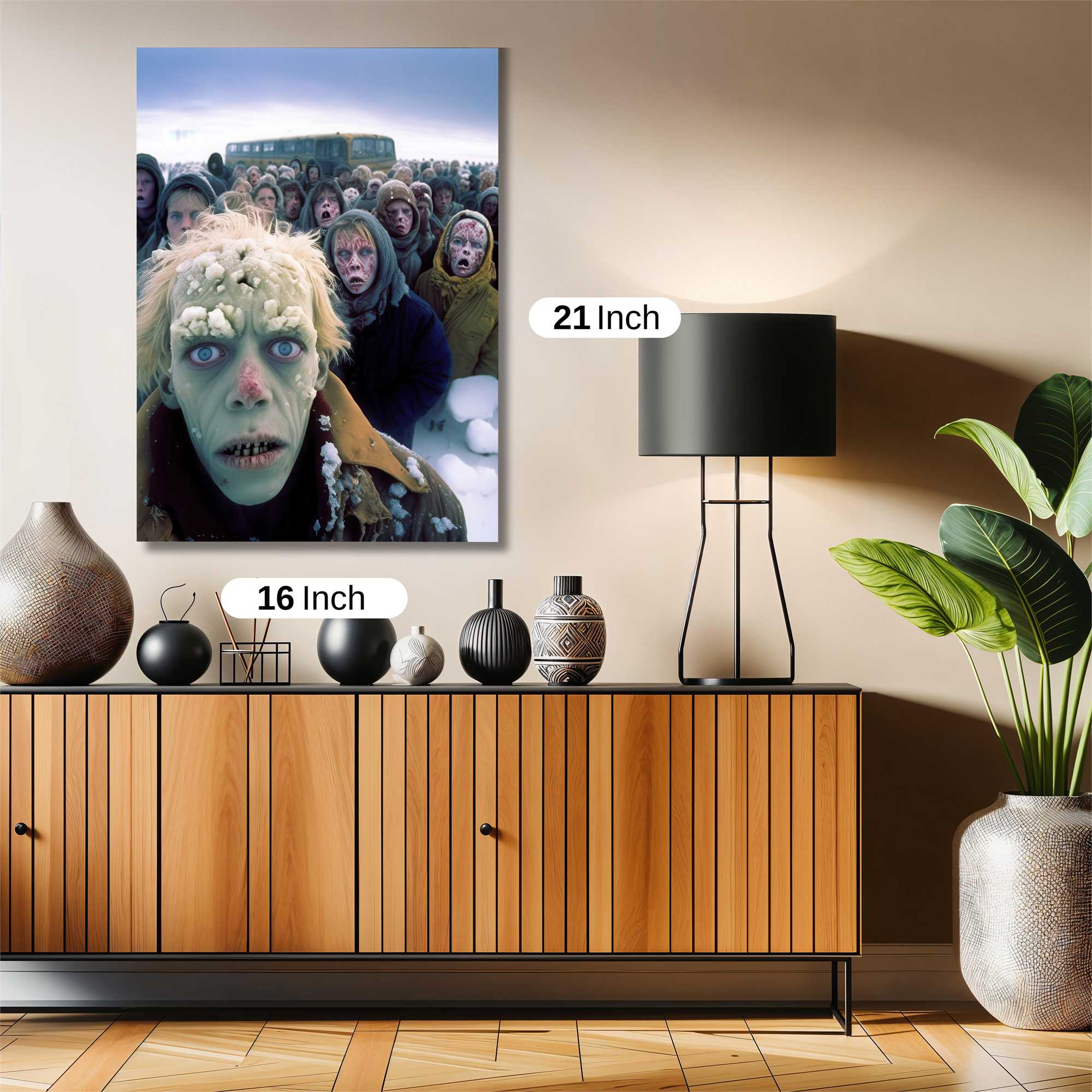 Zombie Desperation Safe Wall Magnetic / M
