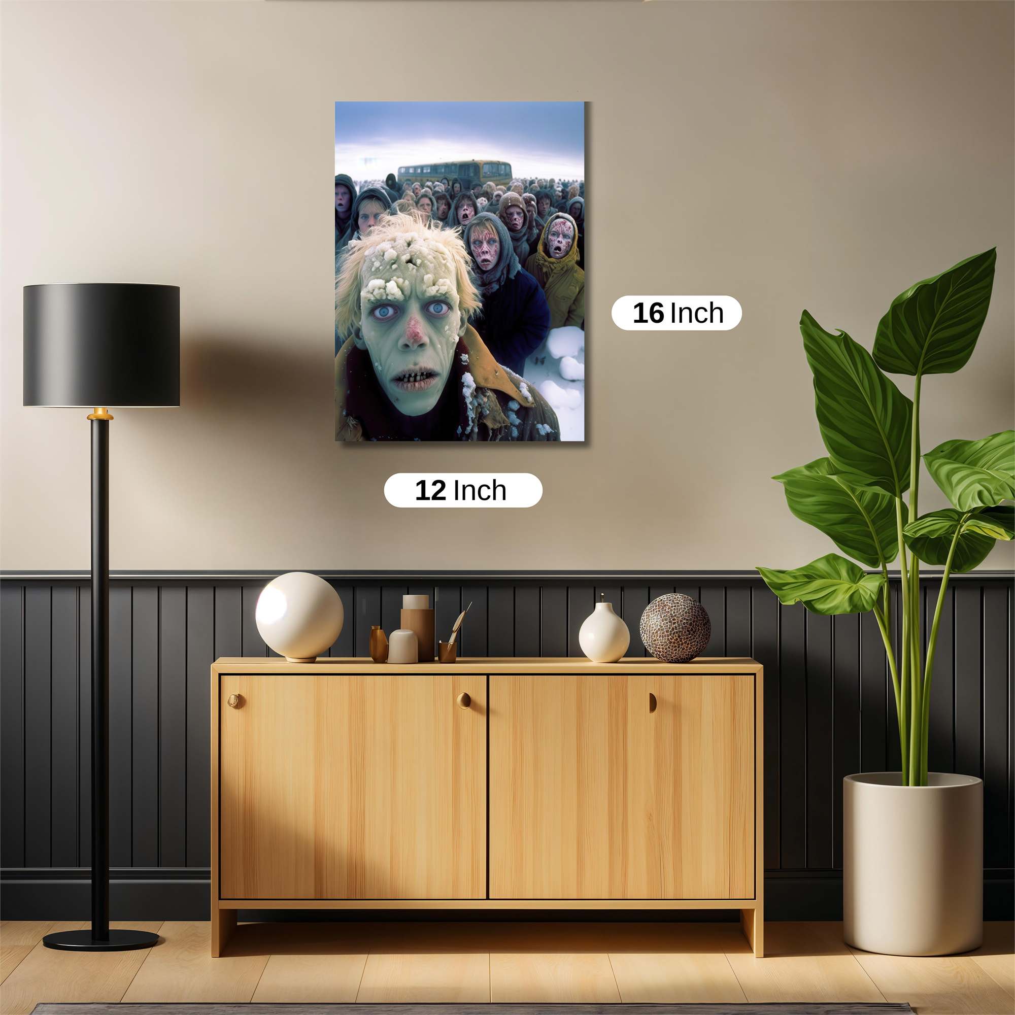 Zombie Desperation Safe Wall Magnetic / M