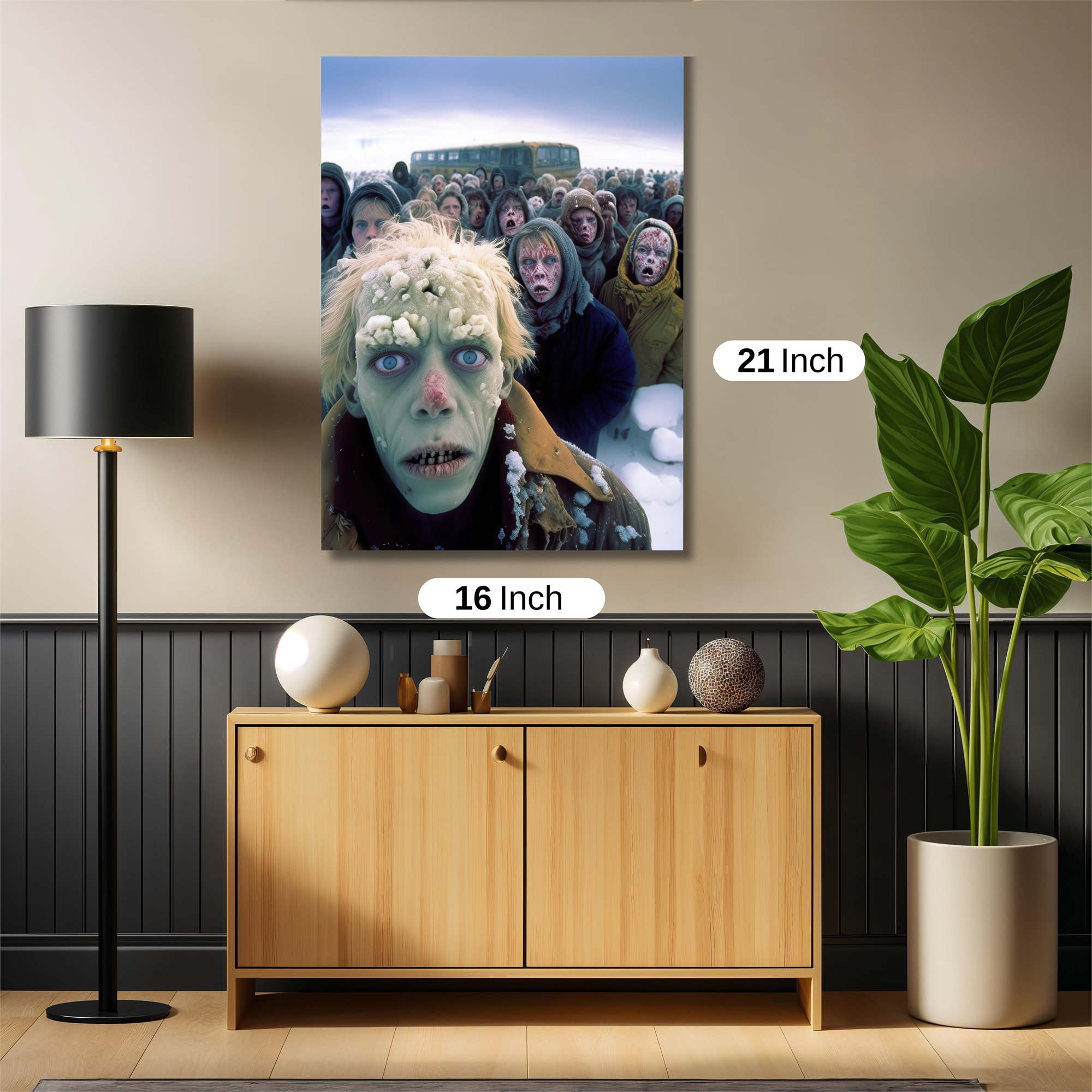 Zombie Desperation Safe Wall Magnetic / M