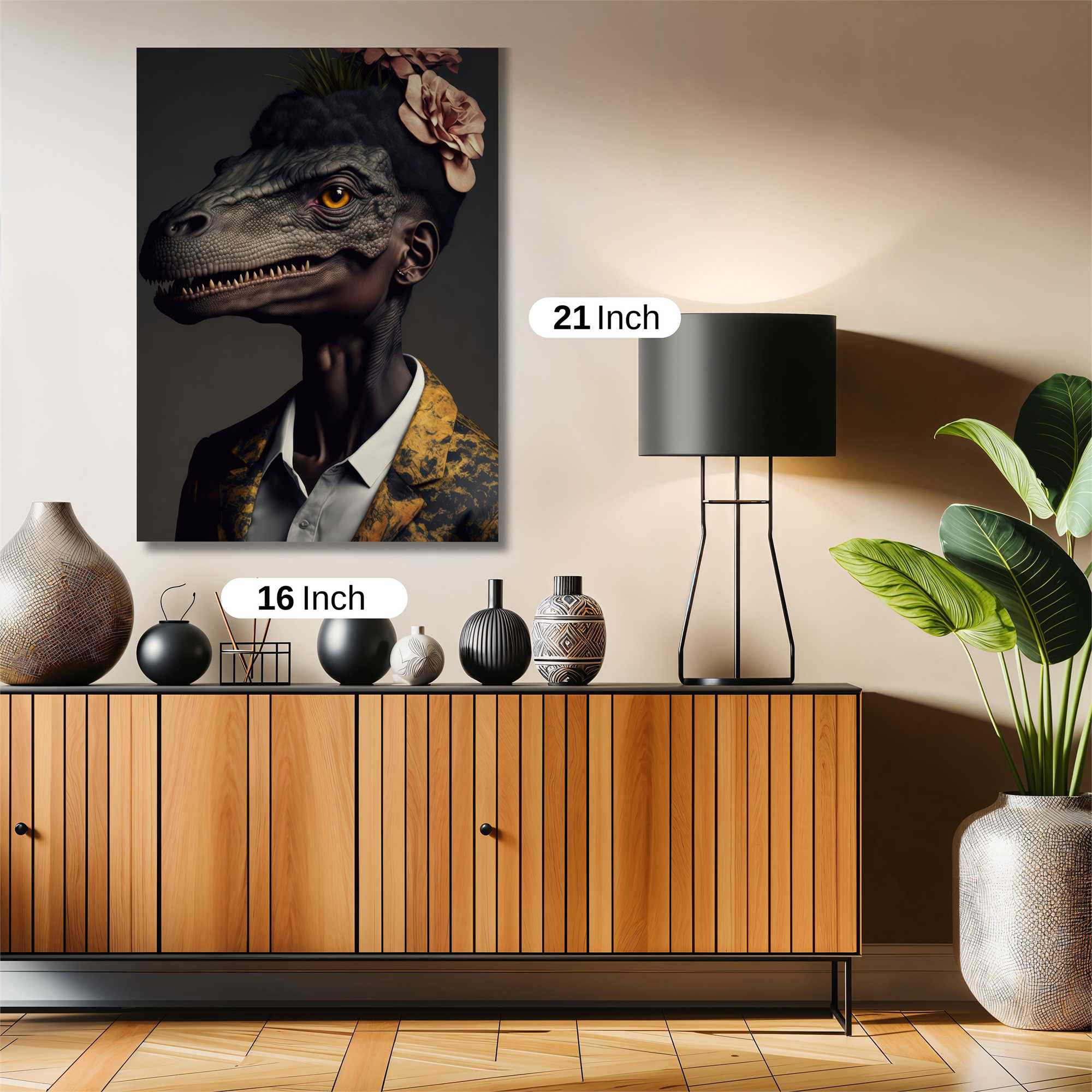 Dapper Dinosaur Safe Wall Magnetic / M