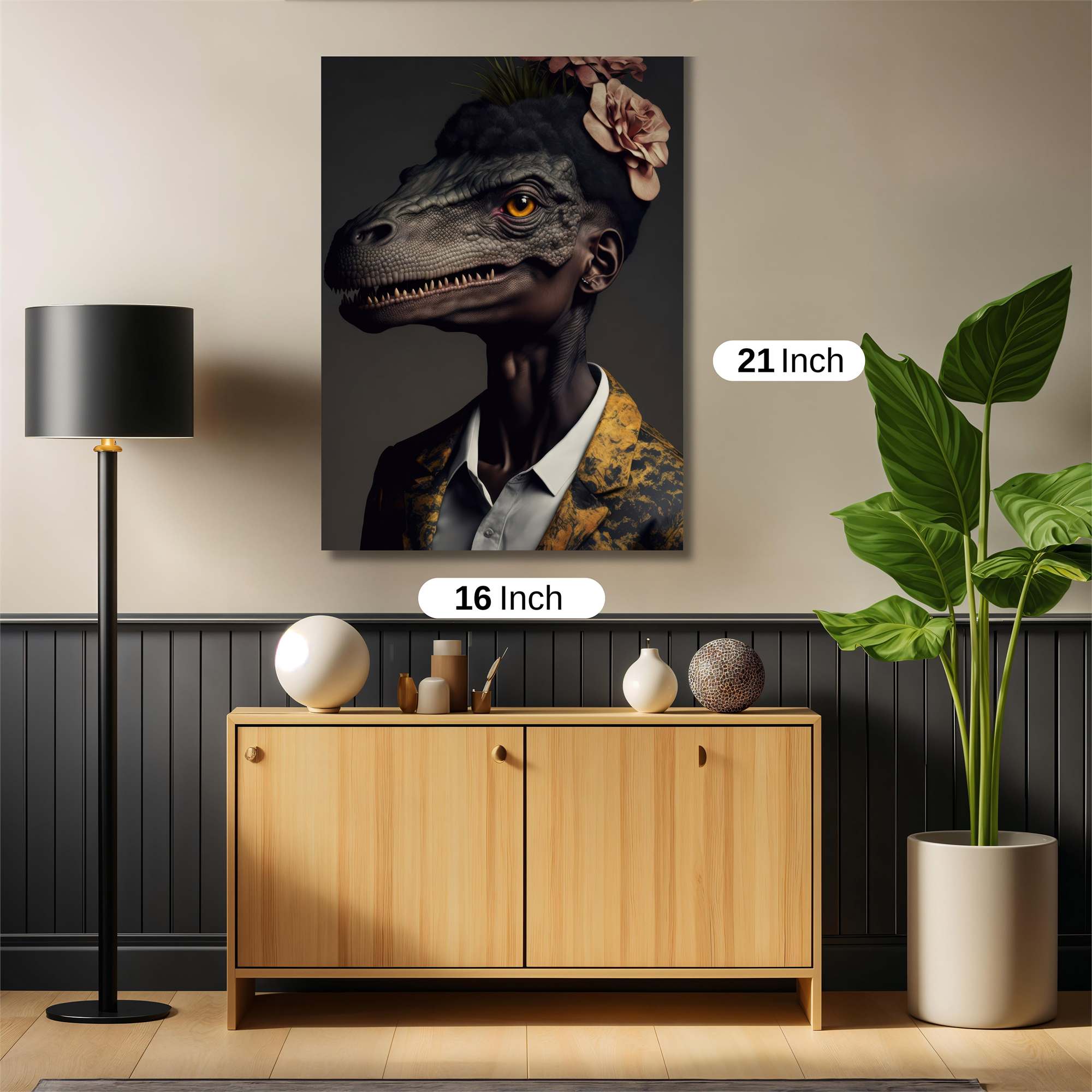 Dapper Dinosaur Safe Wall Magnetic / M
