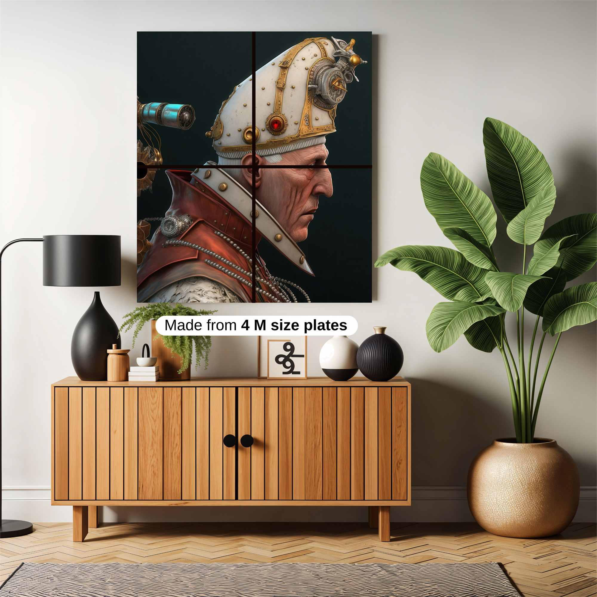Pope Steampunk Safe Wall Magnetic / M