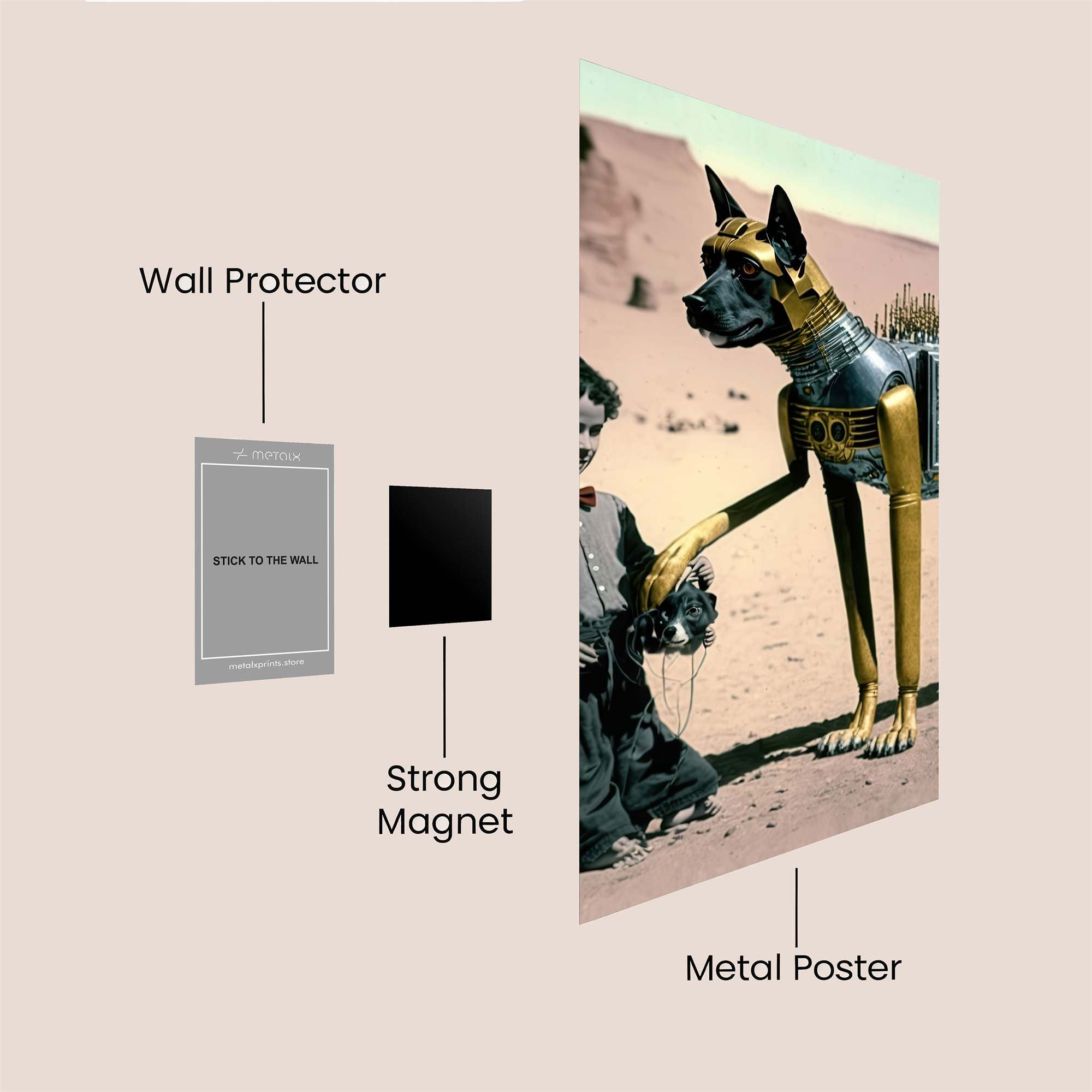 Anubis Adventure Safe Wall Magnetic / M