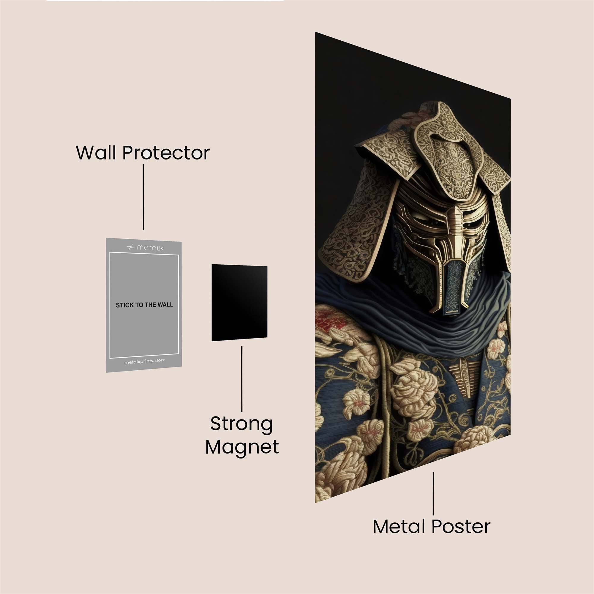 Samurai Serenity Safe Wall Magnetic / M
