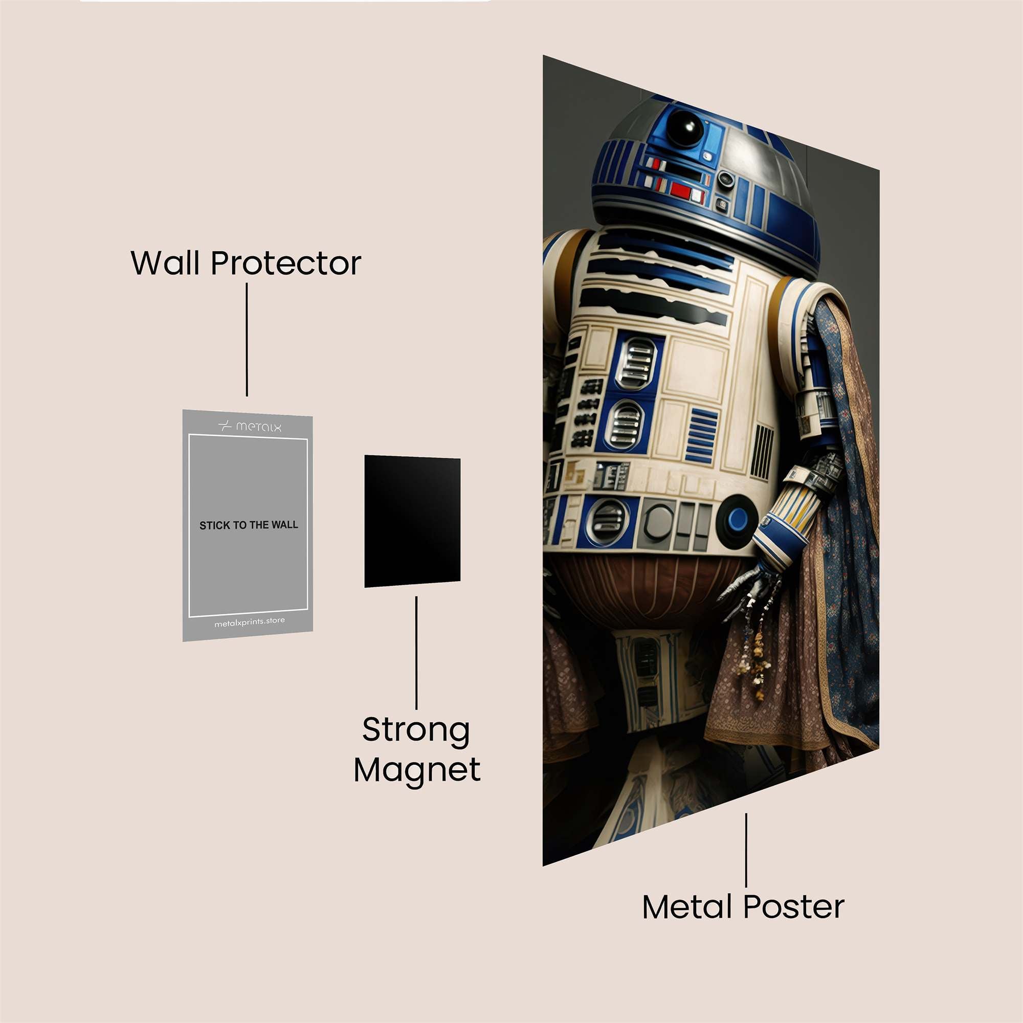R2-D2 Regal Safe Wall Magnetic / M