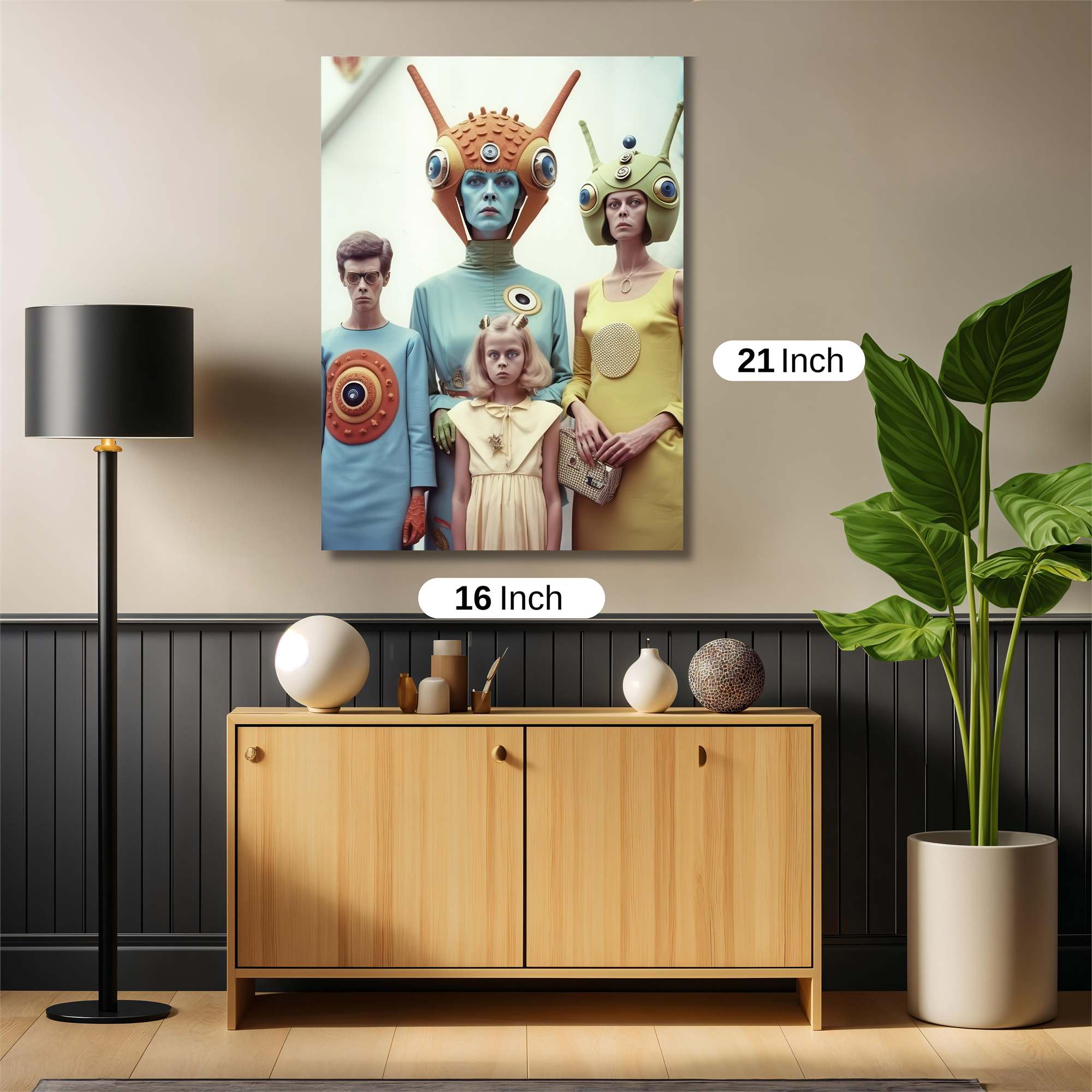 Alien Whimsy Safe Wall Magnetic / M