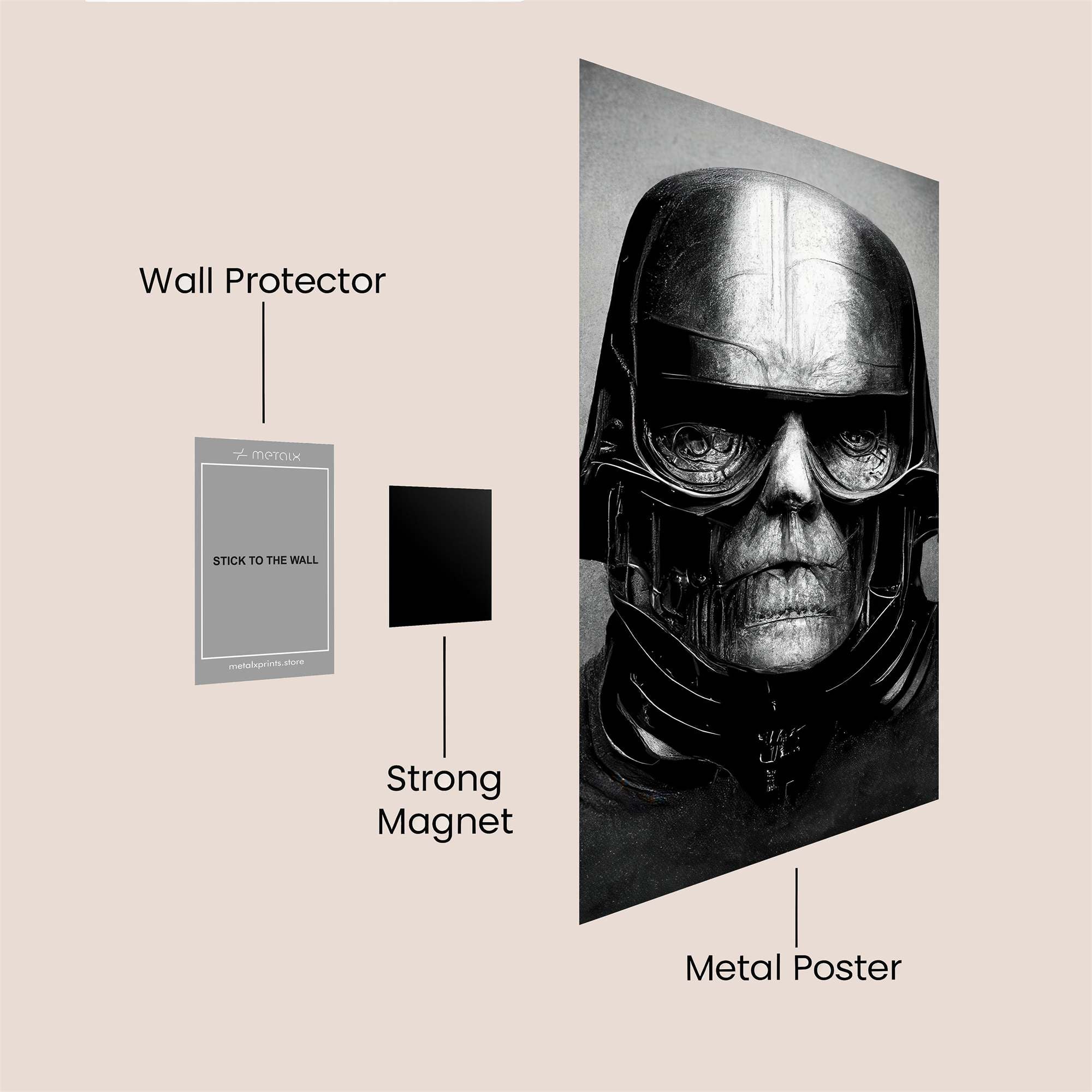 Darth Somber Safe Wall Magnetic / M