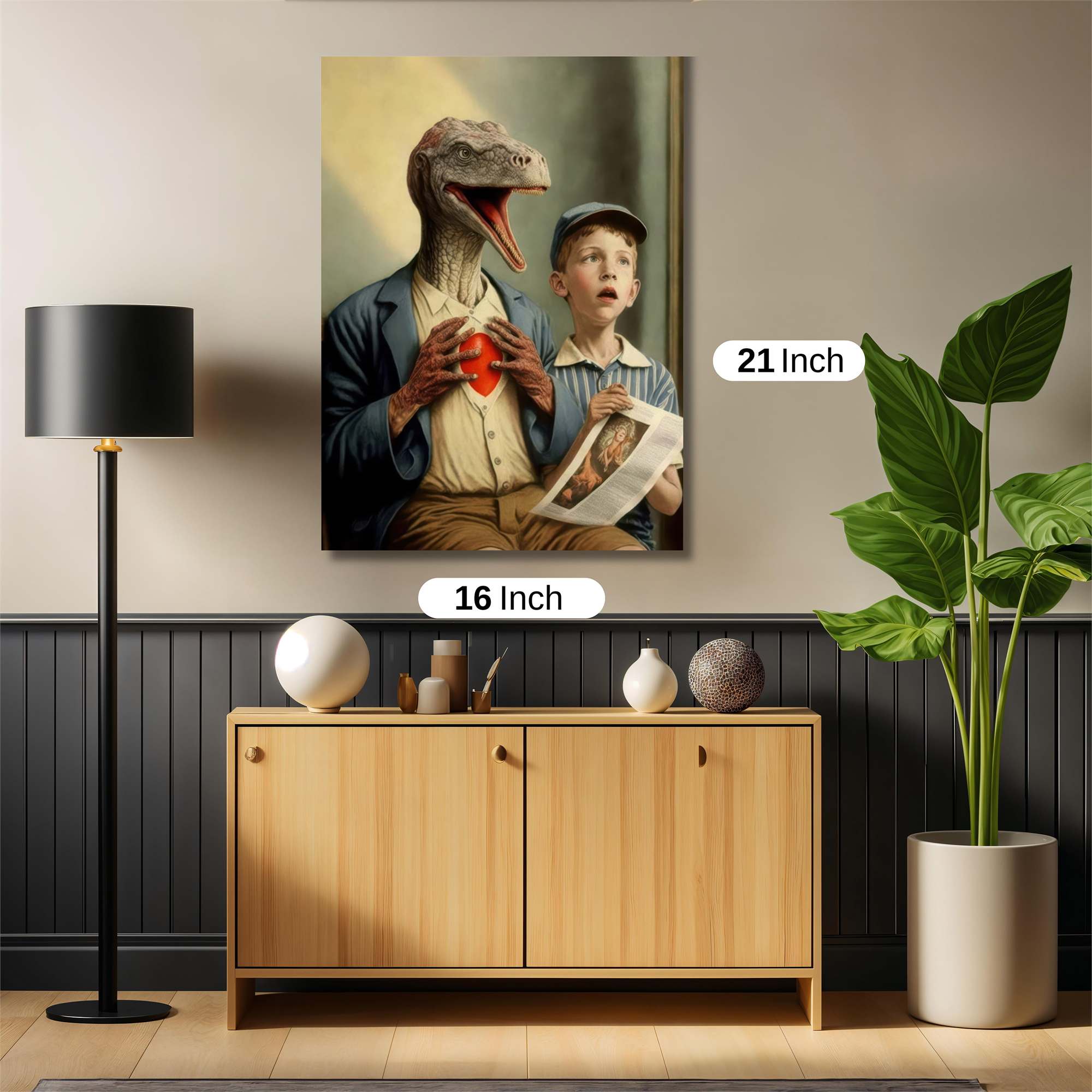 Dino Confession Safe Wall Magnetic / M