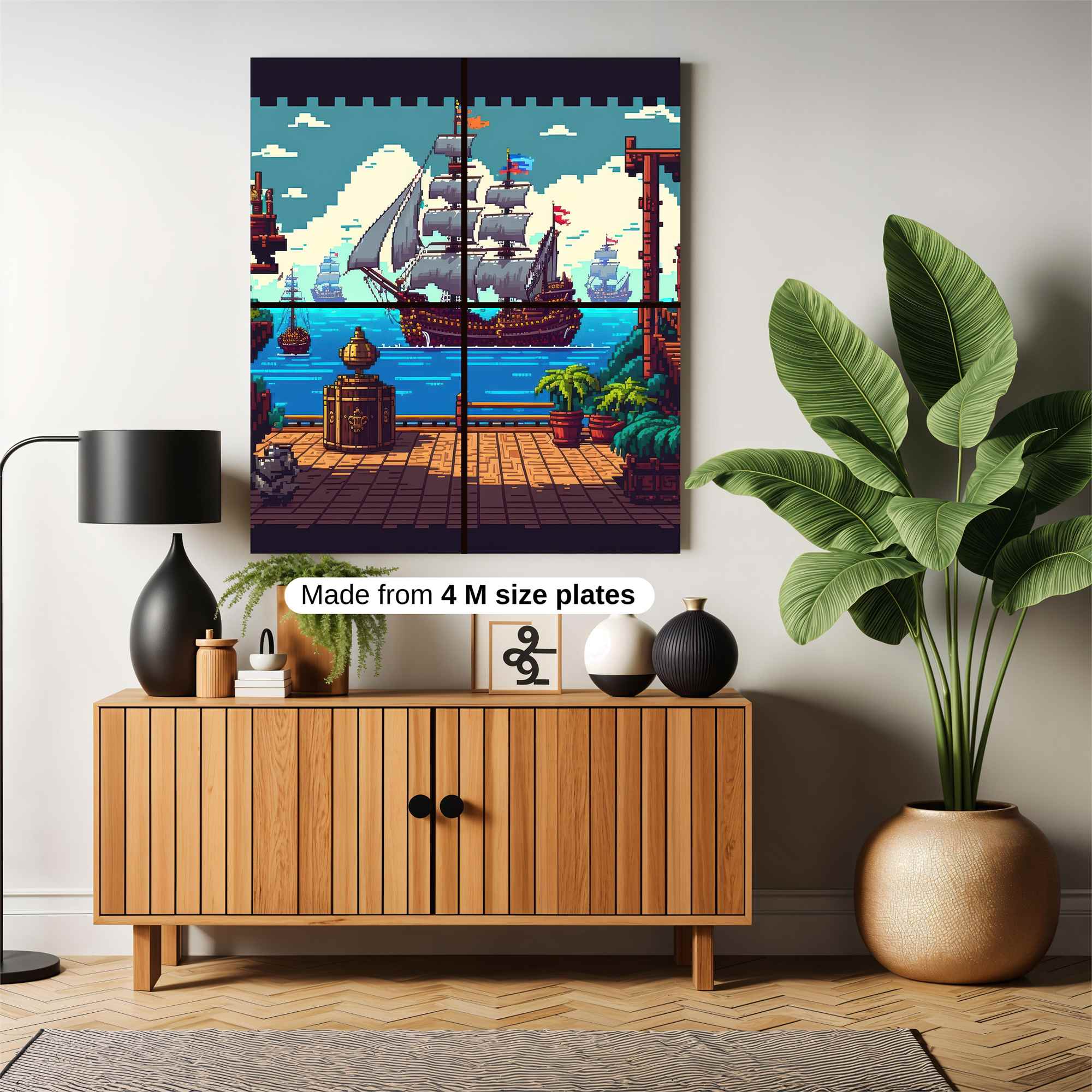 Pirate Adventure Safe Wall Magnetic / M