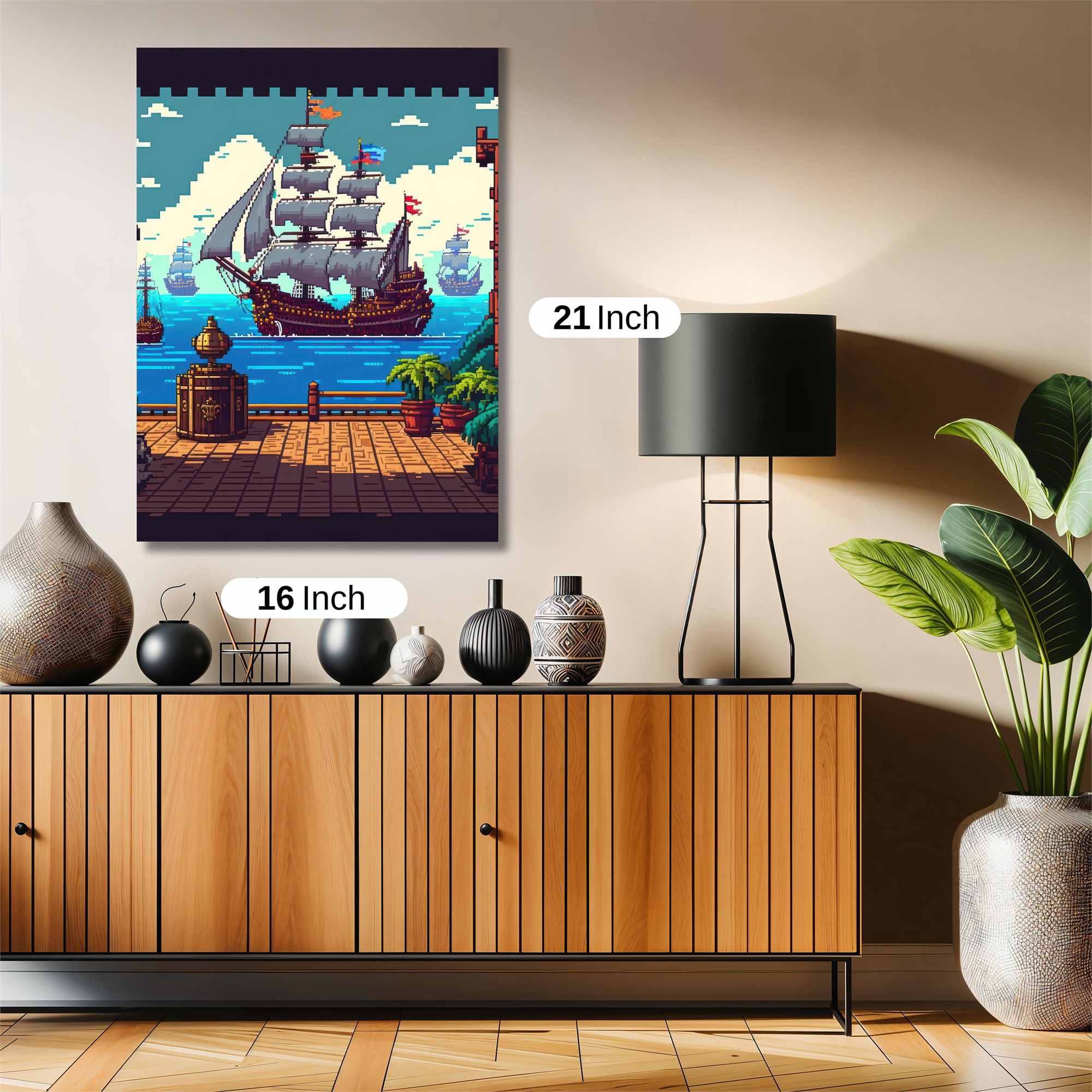 Pirate Adventure Safe Wall Magnetic / M