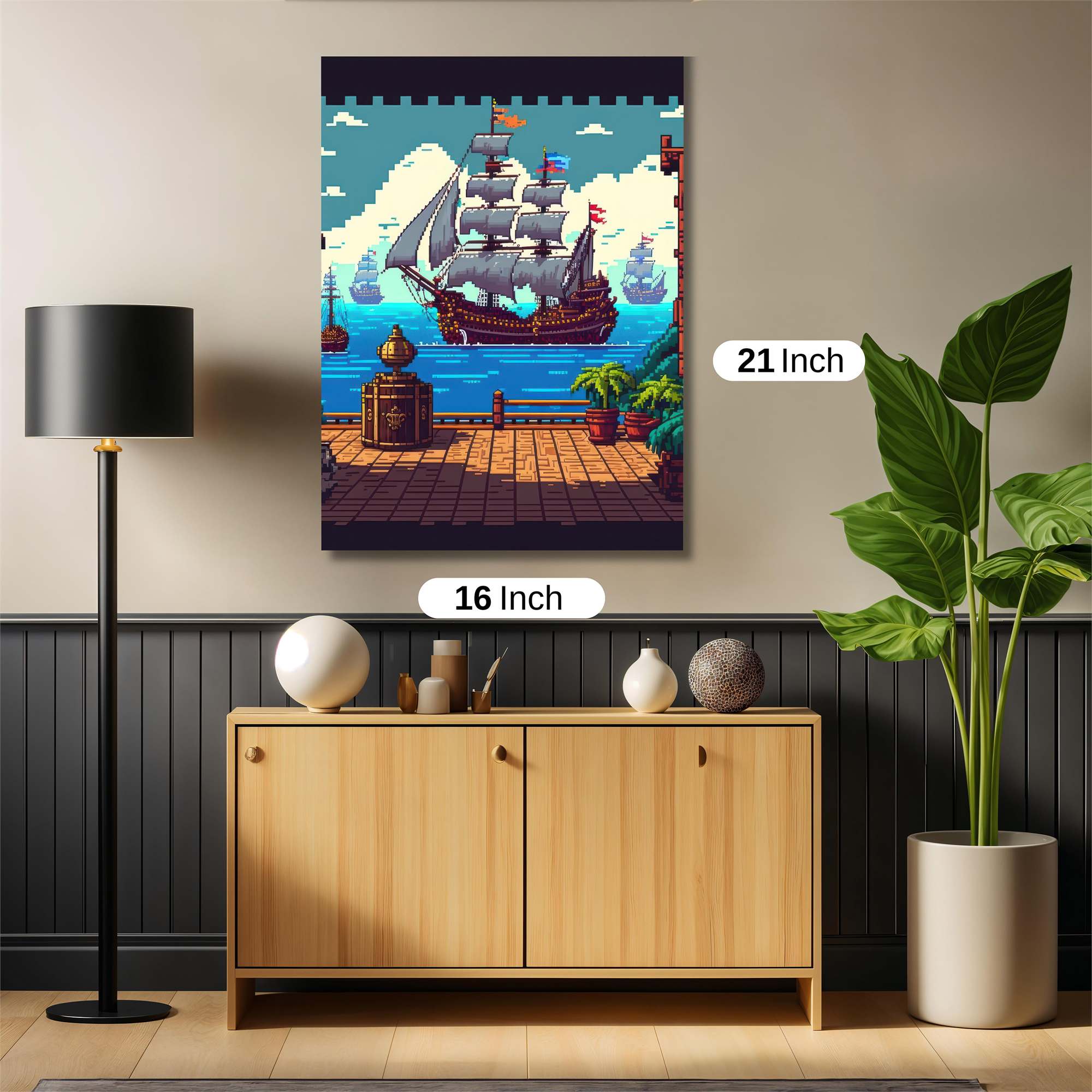 Pirate Adventure Safe Wall Magnetic / M