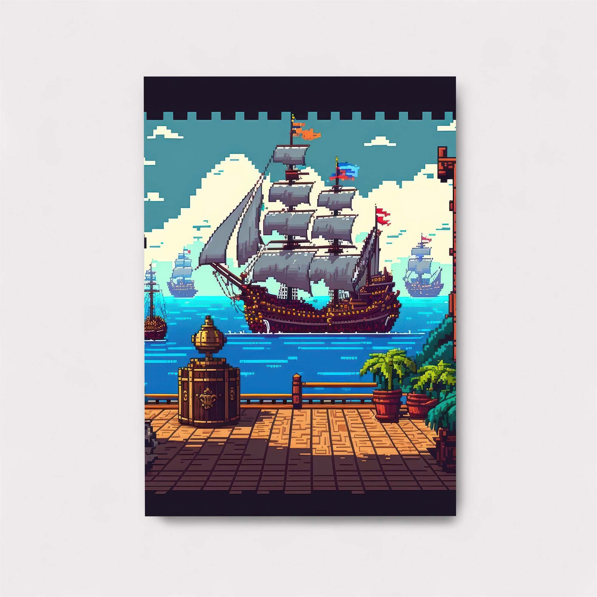 Pirate Adventure Safe Wall Magnetic / M