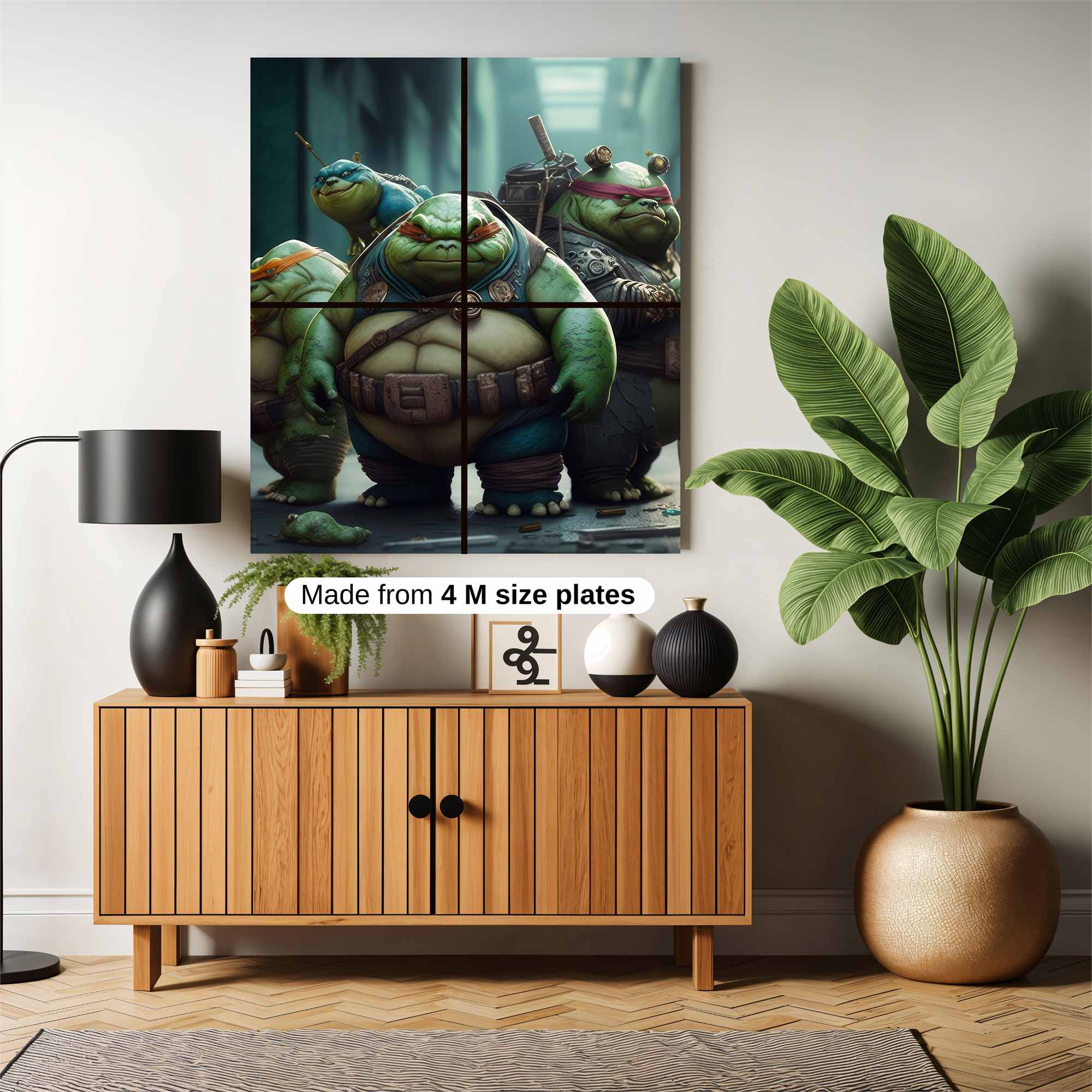 Turtles Chubby Safe Wall Magnetic / M